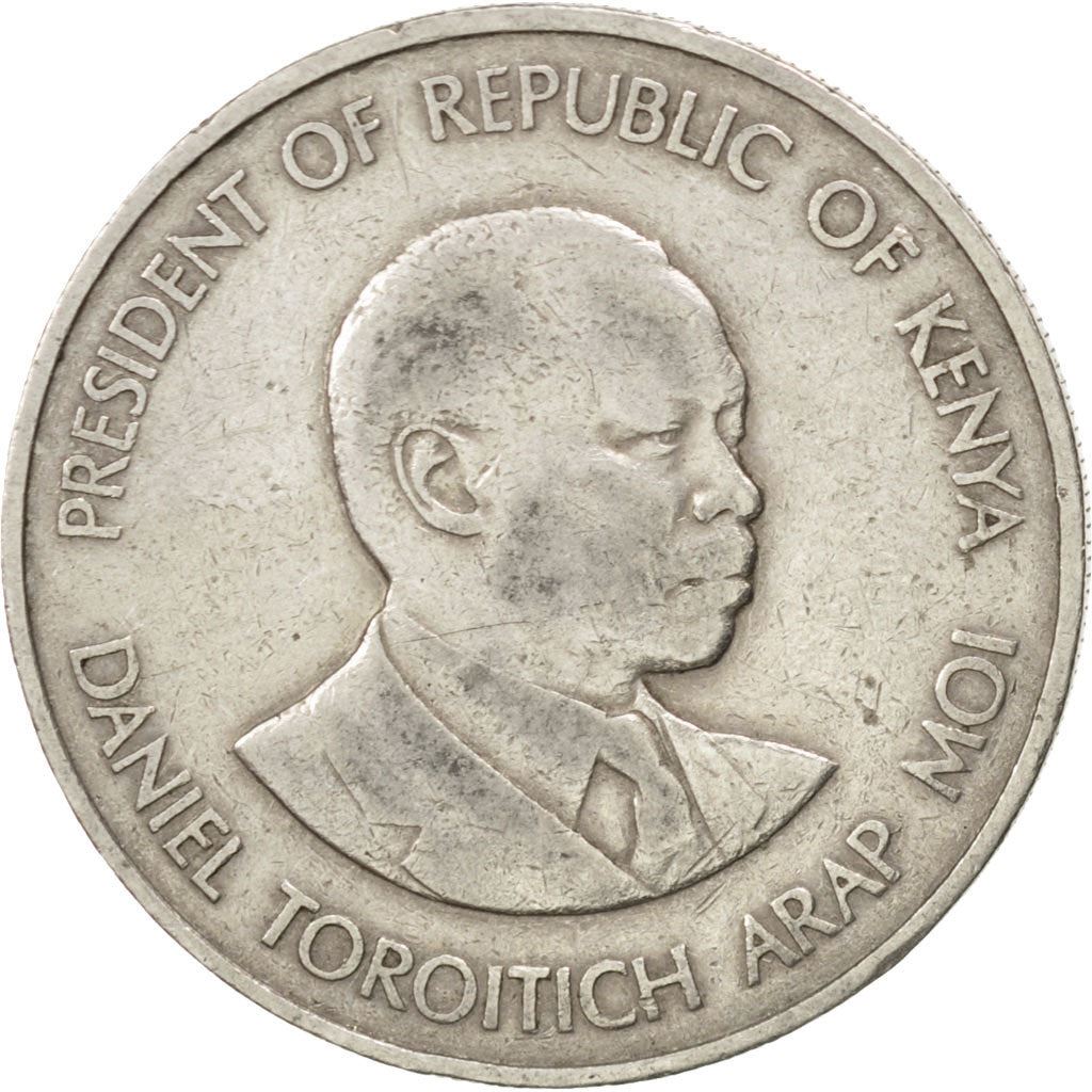 Kenya 1 Shilling | President of Kenya 1989 - 2002 Coin | KM20 | 1978 - 1989