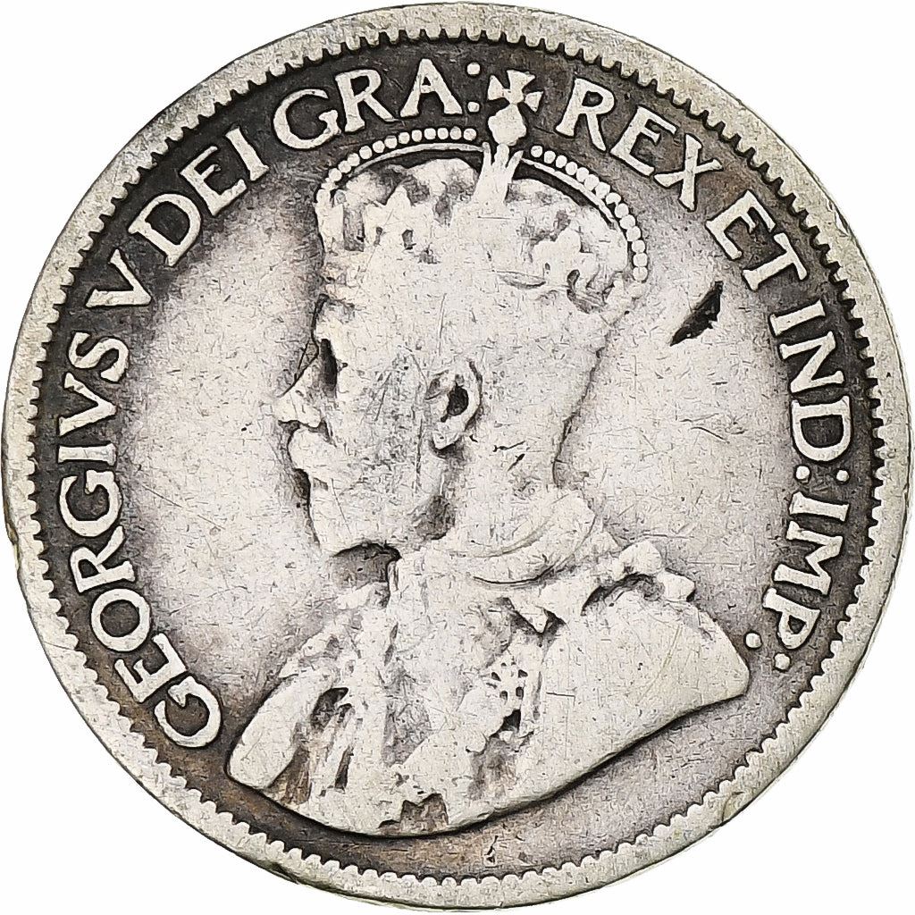 Canada | 10 Cents Coin | Silver | Crown | Wreath | KM:23 | 1912-1919