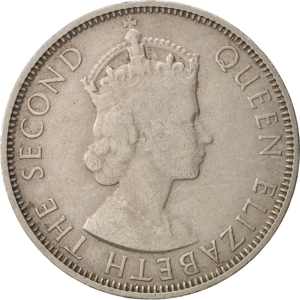 Malaya and British Borneo | 50 Cents Coin | Elizabeth II | Km:4 | 1954 - 1961