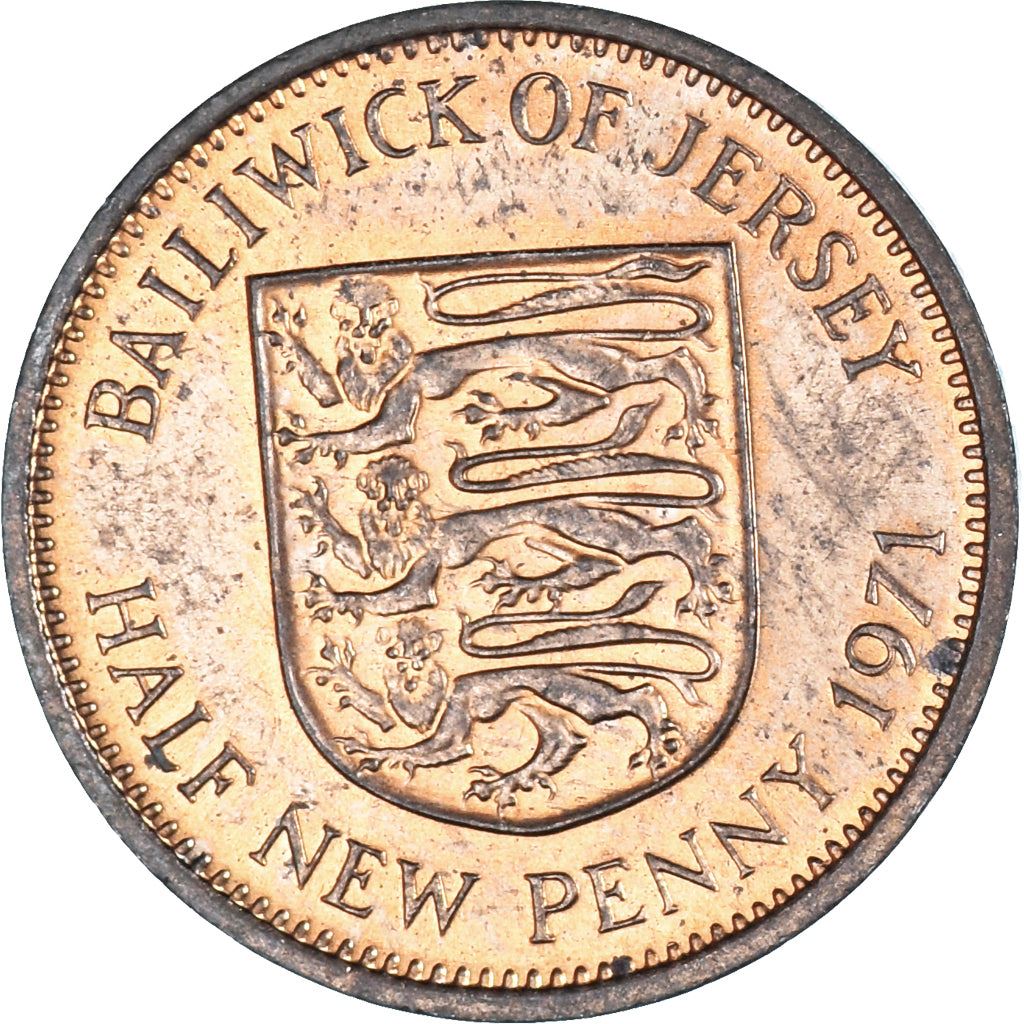 Jersey | Moneta półpensowa | Elżbieta II | Km:29 | 1971 - 1980