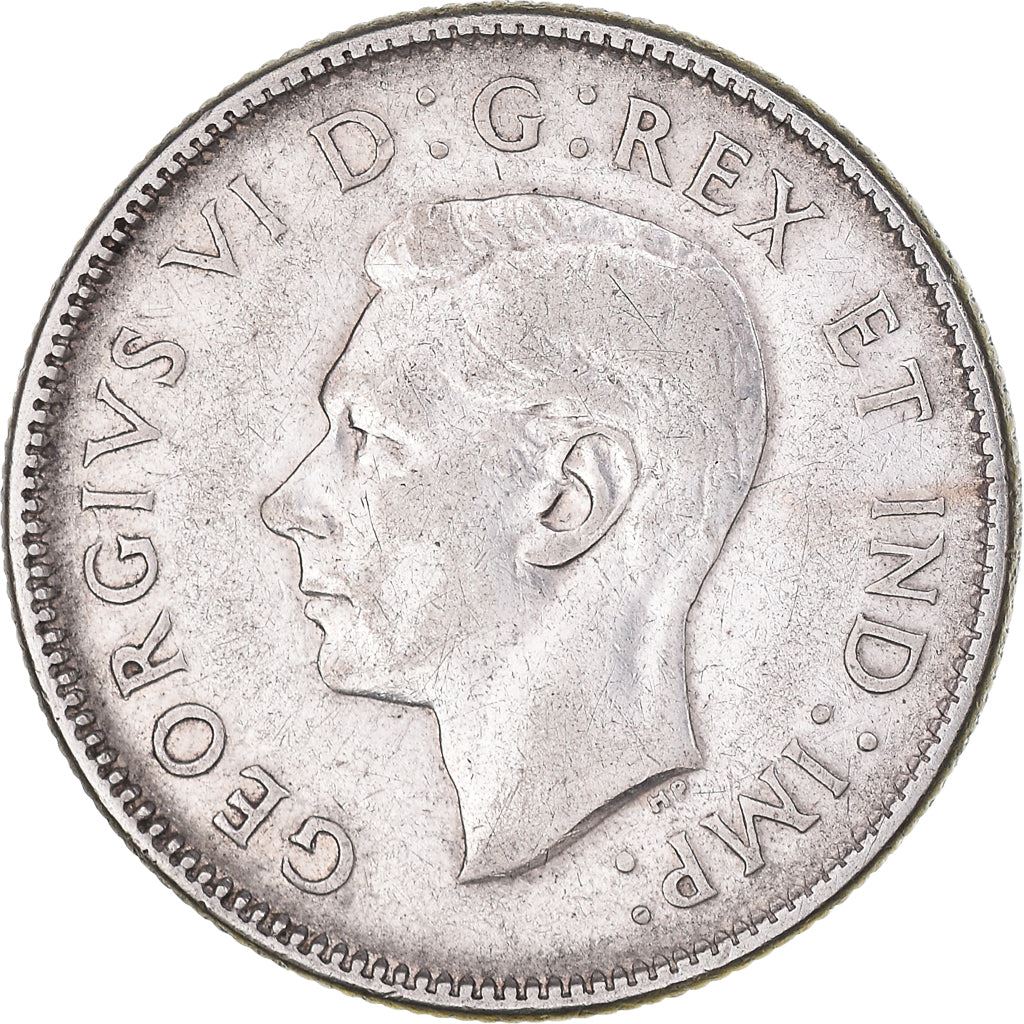 Canada 25 Cents Coin | King George VI | Reindeer | KM35 | 1937 - 1947