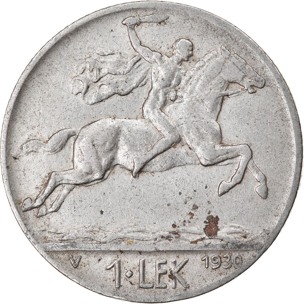Albania | 1 Lek Coin | Alexander the Great | KM:5 | 1926 - 1931
