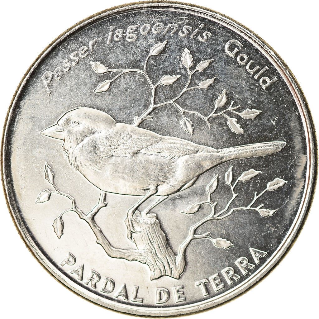 Cape Verde 50 Escudos Coin | Cape Verde Sparrow | KM37 | 1994