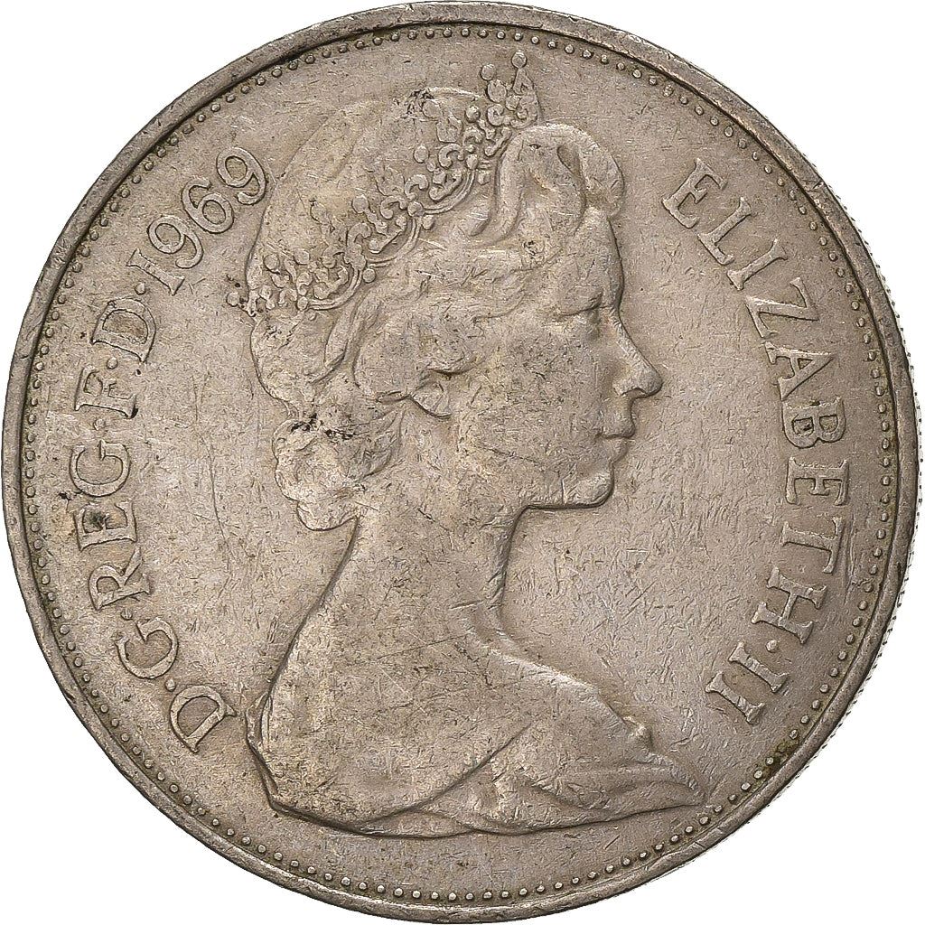 United Kingdom | 10 New Pence Coin | Elizabeth II | Km:912 | 1968 - 1981