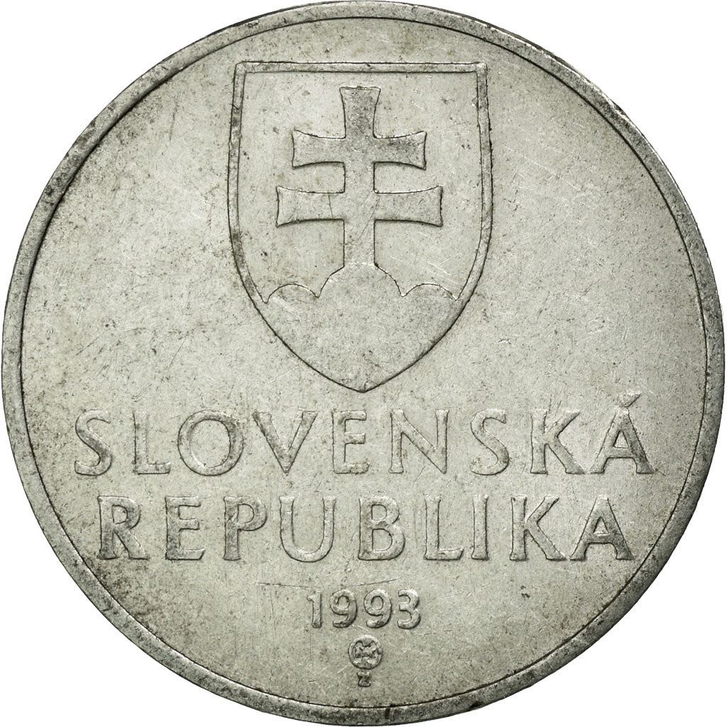 Slovakia | 50 Halierov Coin | Devín Castle | Slovak Shield | Km:15 | 1993 - 1995