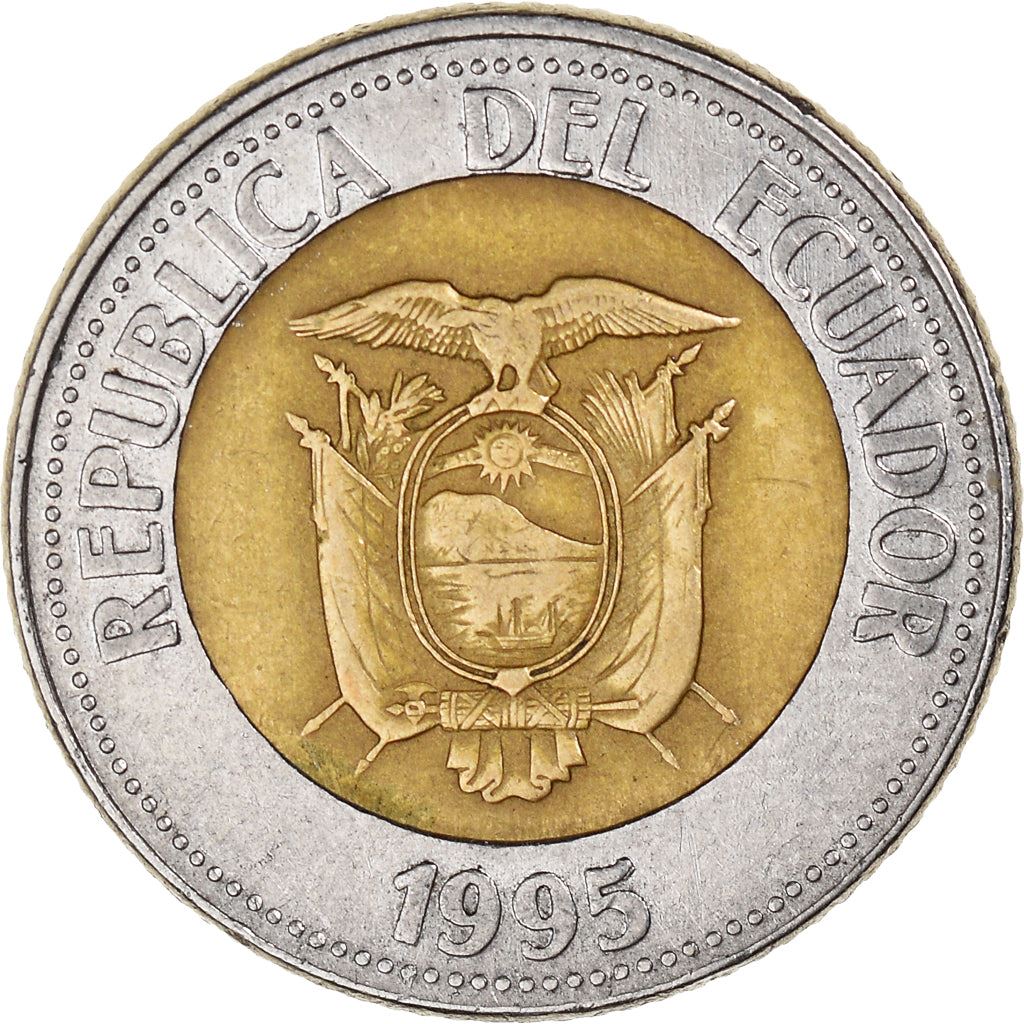 Ecuador | 500 Sucres Coin | Bimetallic | State Reform | Km:97 | 1995