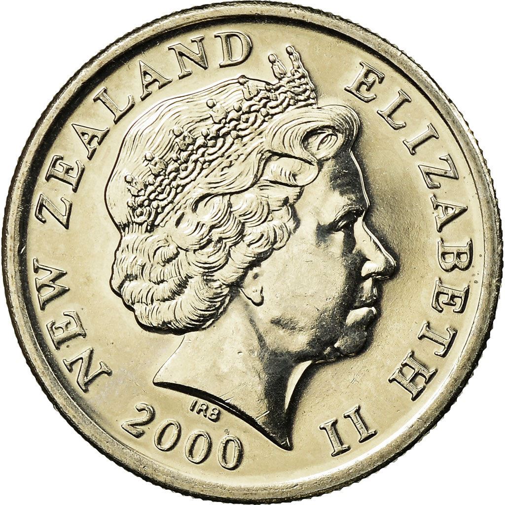 New Zealander 5 Cents Coin | Queen Elizabeth II | Tuatara Lizard | KM116 | 1999 - 2006