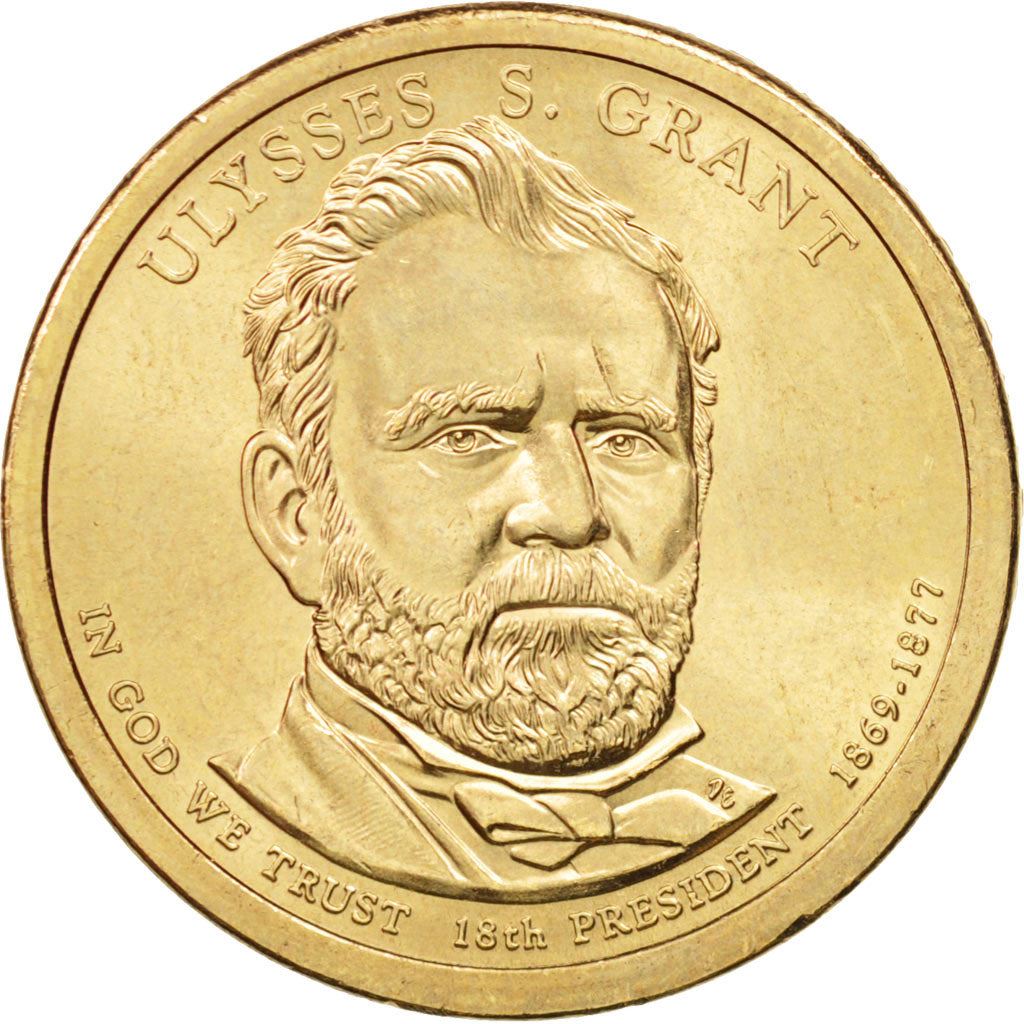 United States | 1 Dollar Coin | Ulysses S. Grant | Km:500 | 2011