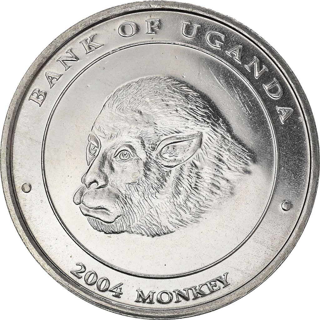 Uganda | 100 Shillings Coin | Monkey | KM:196 | 2004