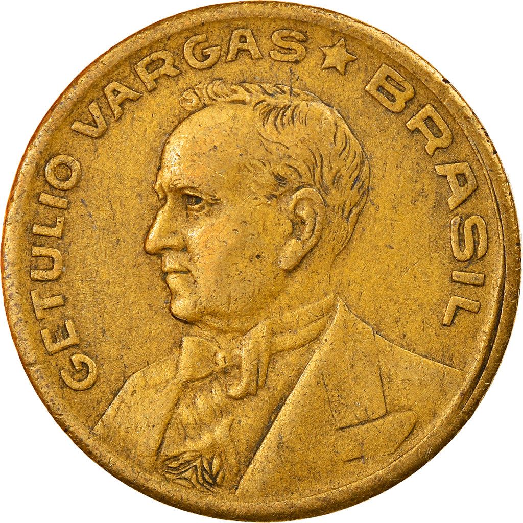 Brazil | 50 Centavos Coin | Getúlio Dornelles Vargas | Km:557A | 1943 - 1947