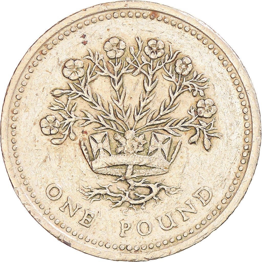 United Kingdom | 1 Pound Coin | Irish Flax | Km:946 | 1986 - 1991