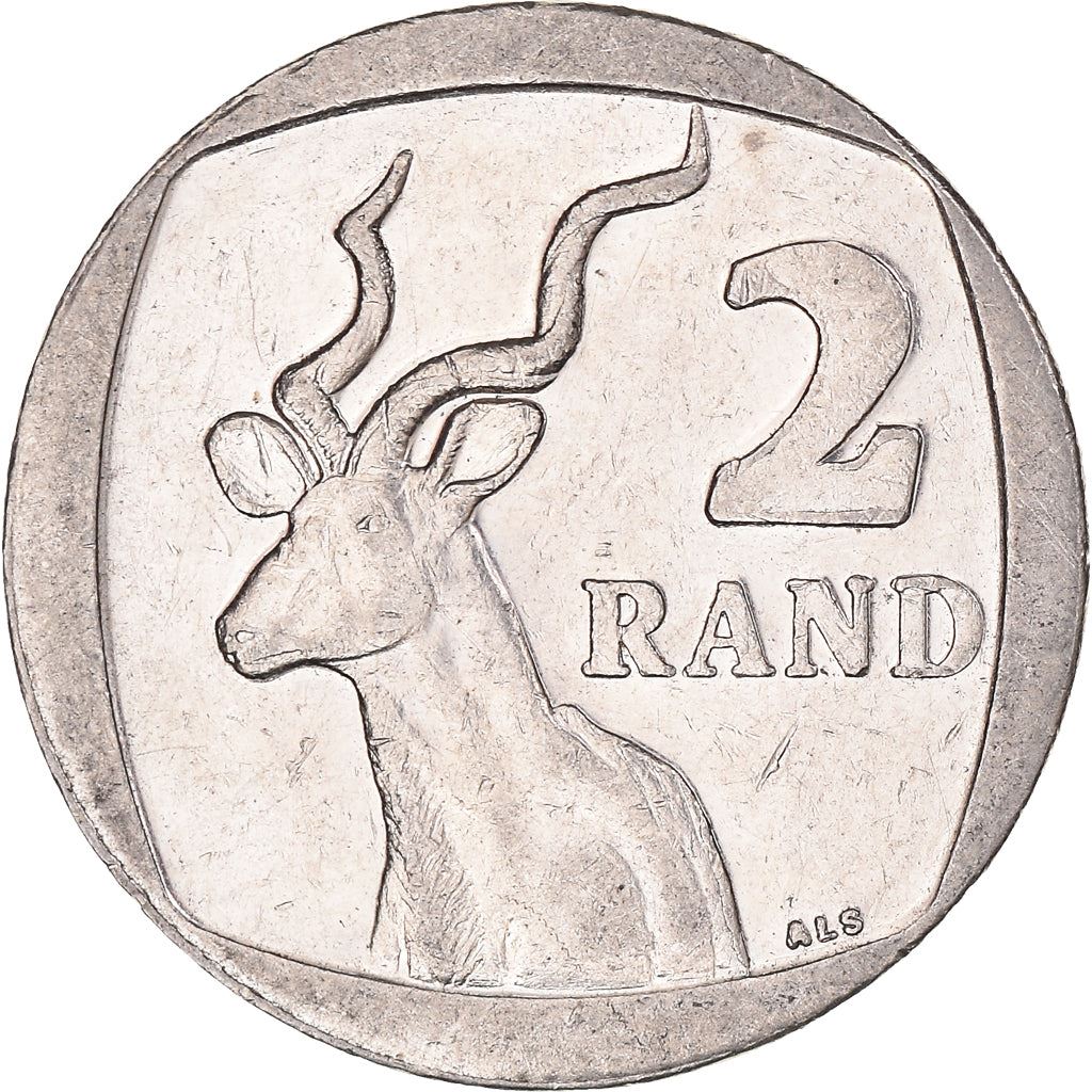 Pietų Afrika 2 Rand Suid-Afrika - Afrika Borwa Moneta KM498 2010 - 2012