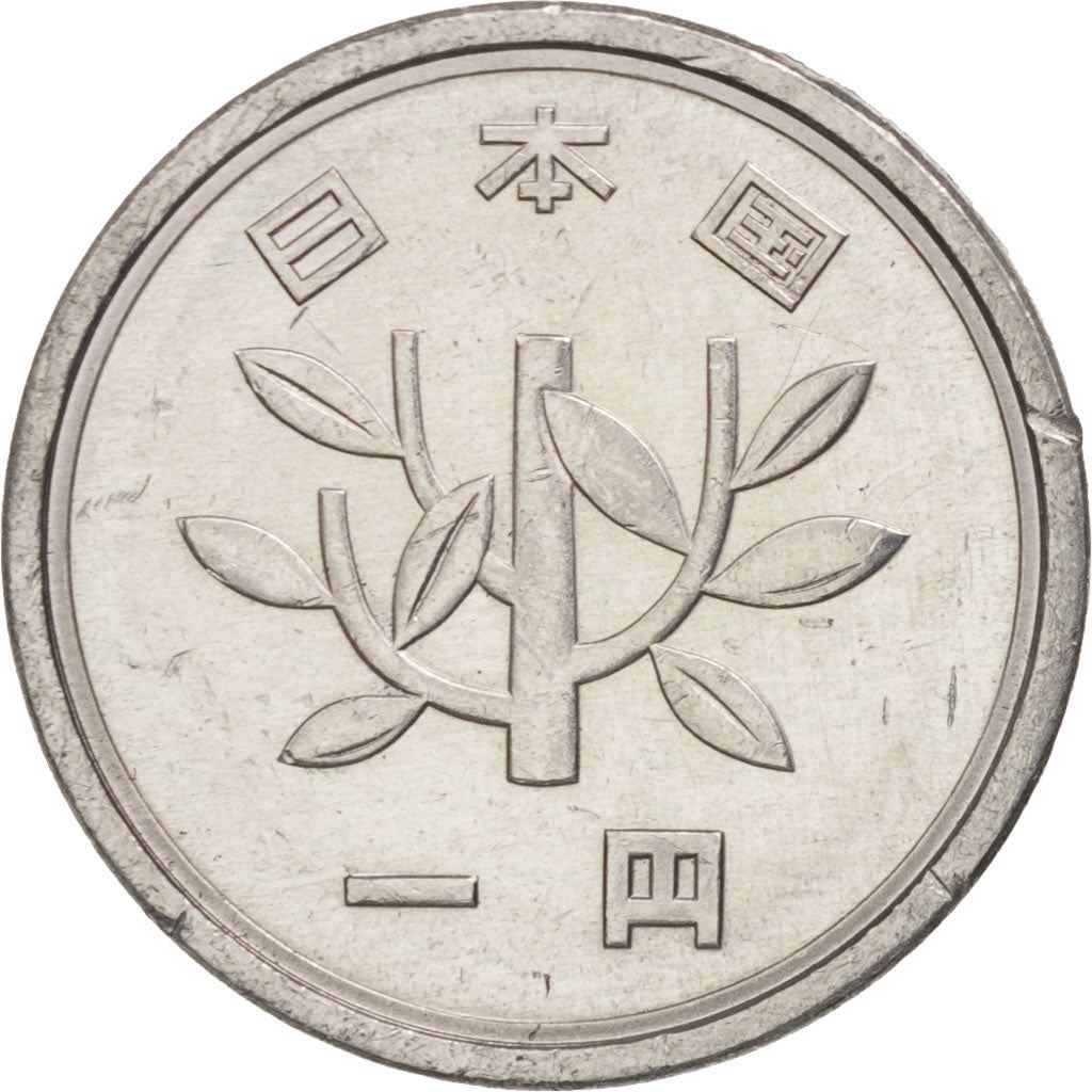 Japan | 1 Yen Coin | Bamboo Branch | Y:95, Jnda:02-13, Schön:72 | 1989 - 2019