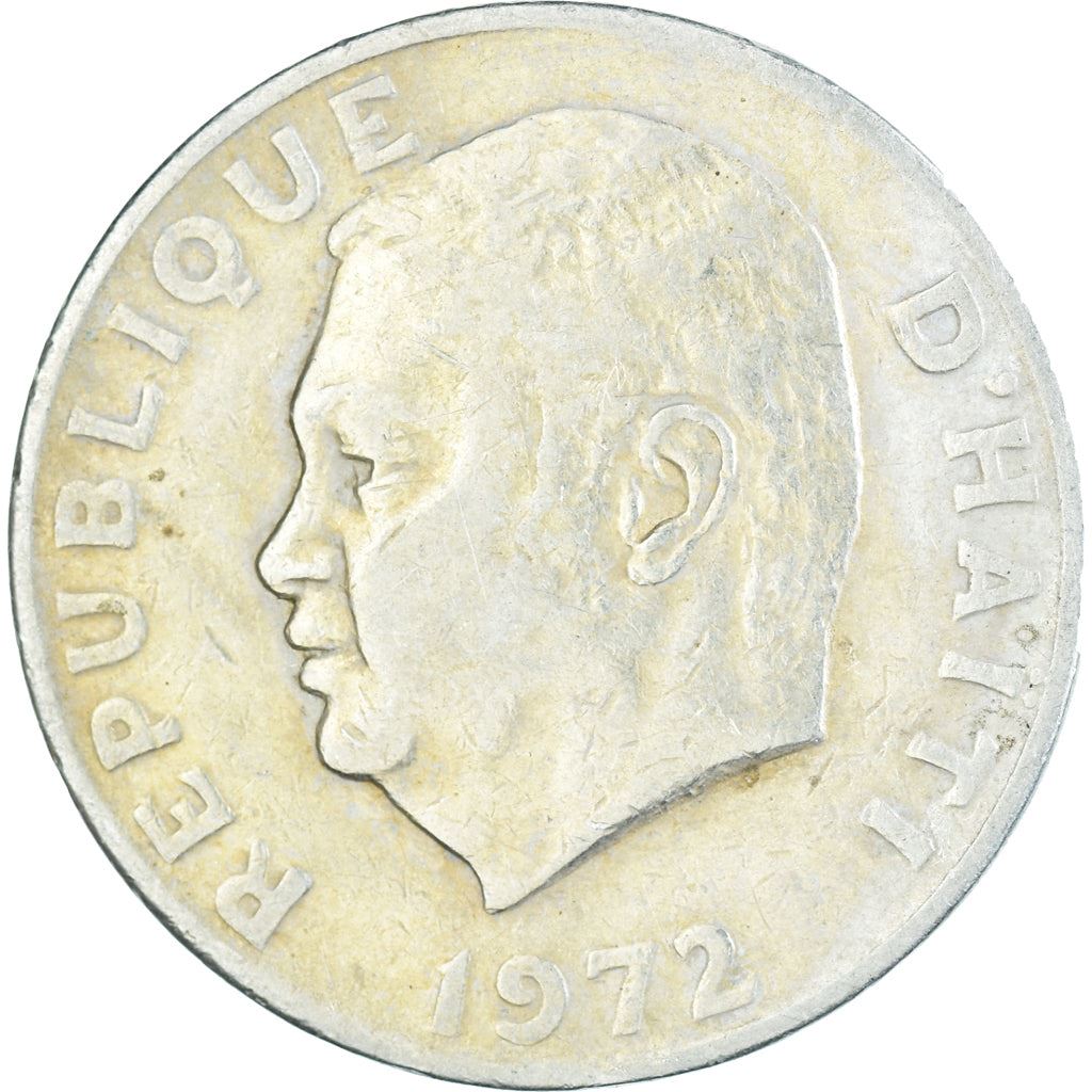 Haiti | 20 Centimes Coin | Jean-Claude Duvalier | Cannon | Km:100 | 1972 - 1983