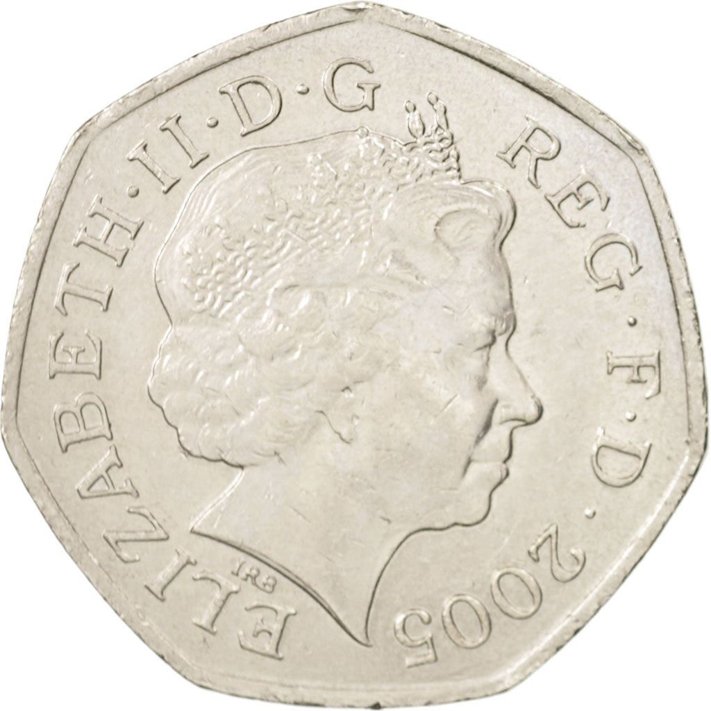 United Kingdom | 50 Pence Coin | Johnson's Dictionary | Km:1050 | 2005 - 2009