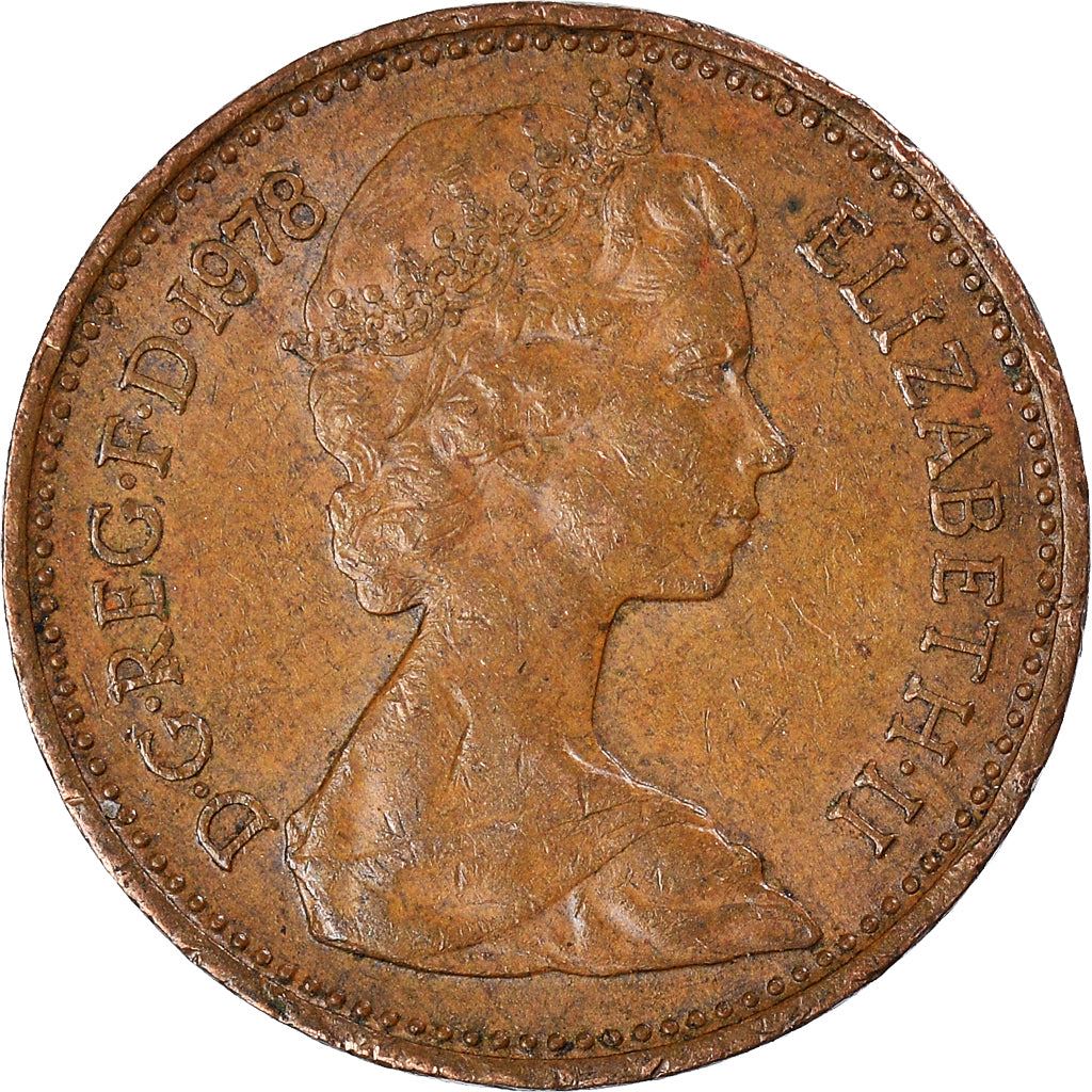 United Kingdom | 1 New Penny Coin | Elizabeth II | Km:915 | 1971 - 1981