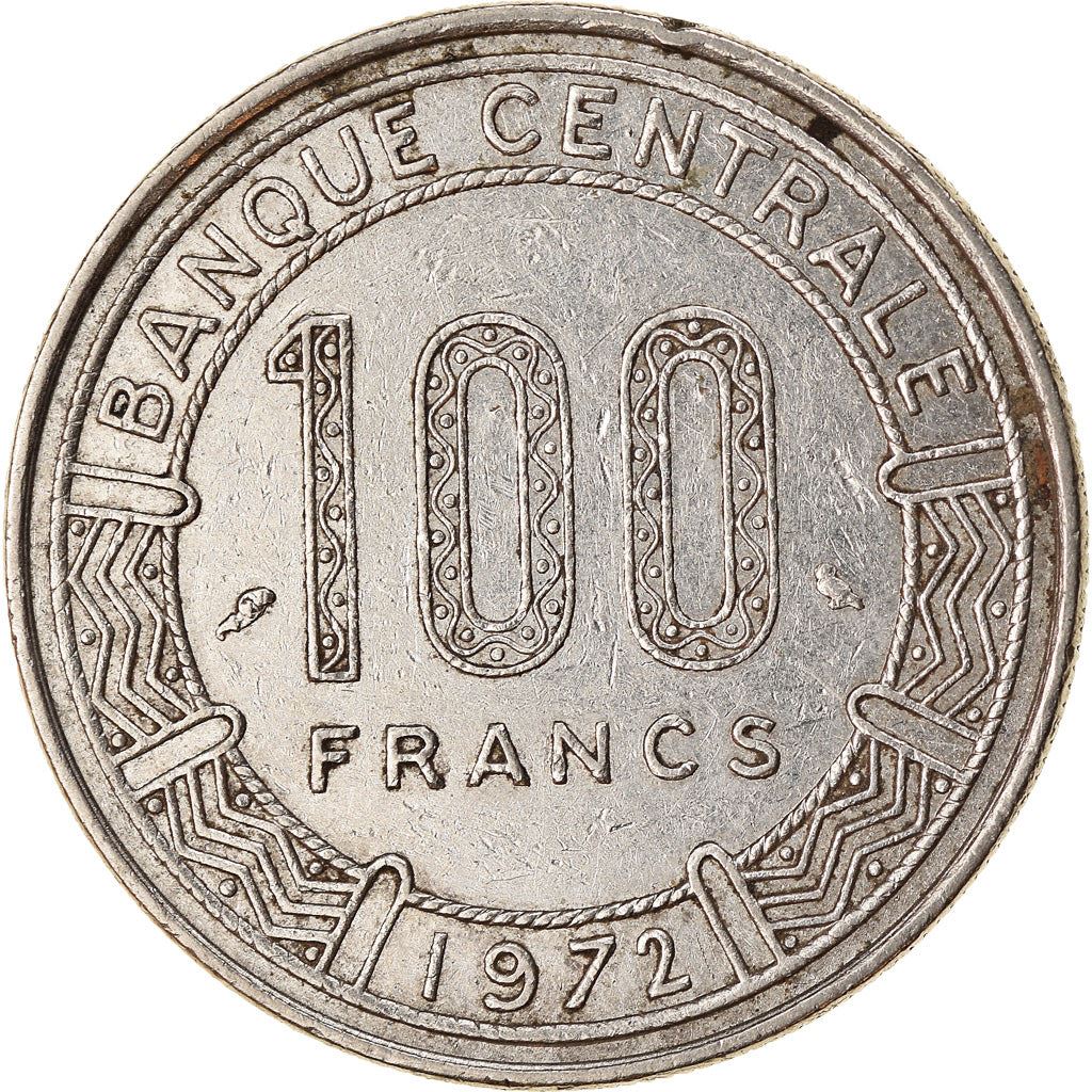 Gabon | 100 Francs Coin | Giant Eland | Km:12 | 1971 - 1972