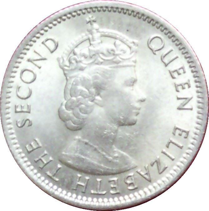 Malaya and British Borneo | 5 Cents Coin | Elizabeth II | Km:1 | 1953 - 1961