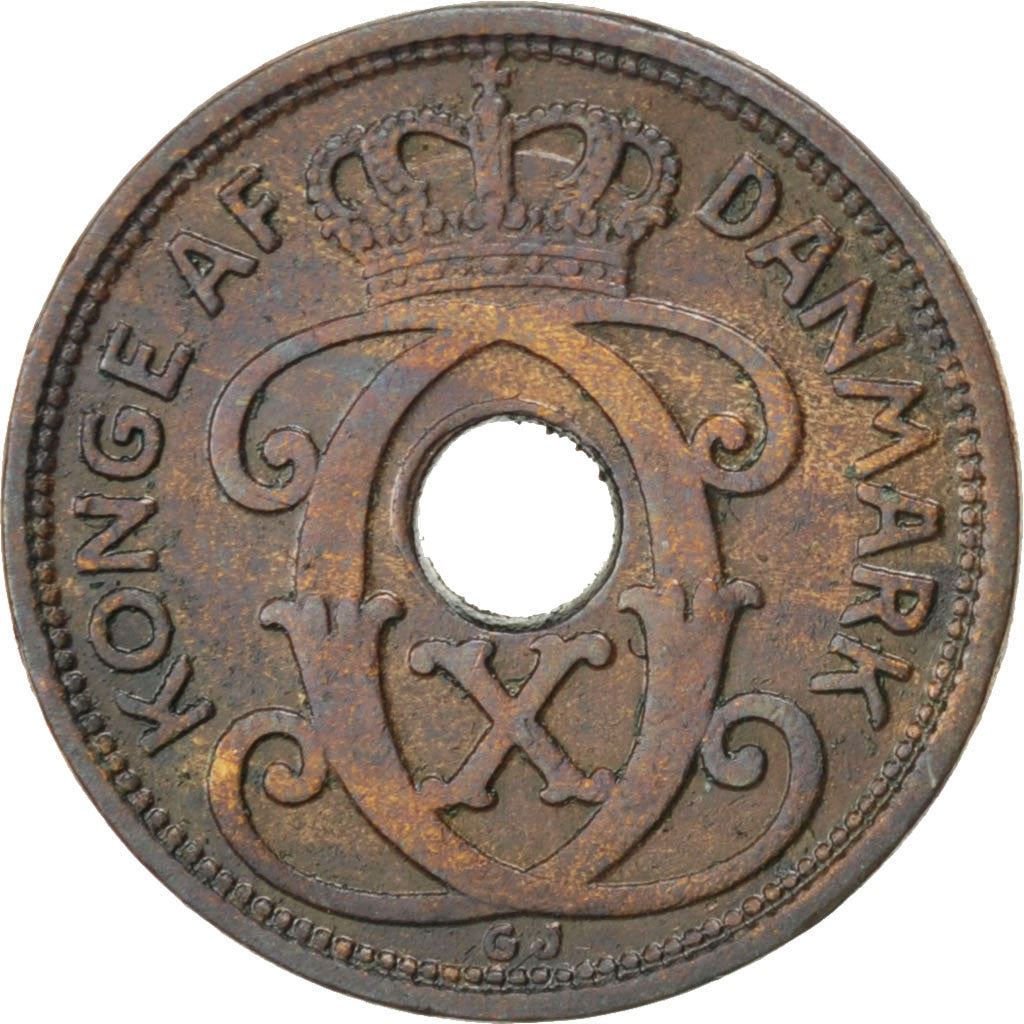 Denmark | 1 Ore Coin | Monogram | Km:826 | 1926 - 1940
