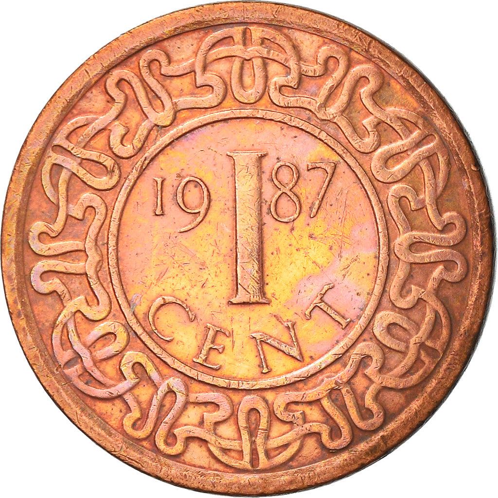 Suriname | 1 Cent Coin | Wreath | Km:11B | 1987 - 2021