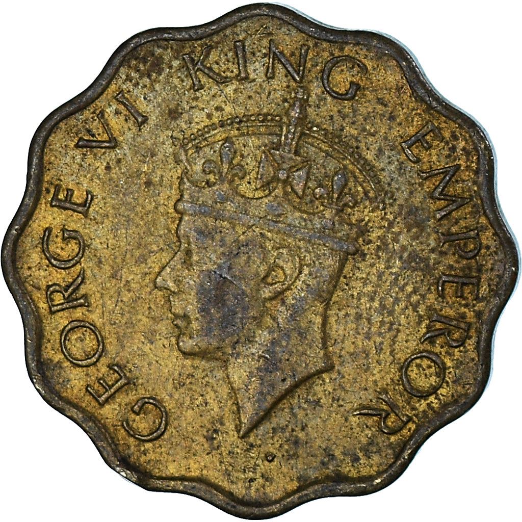 India - British | 1 Anna Coin | King George VI | Km:539 | 1945