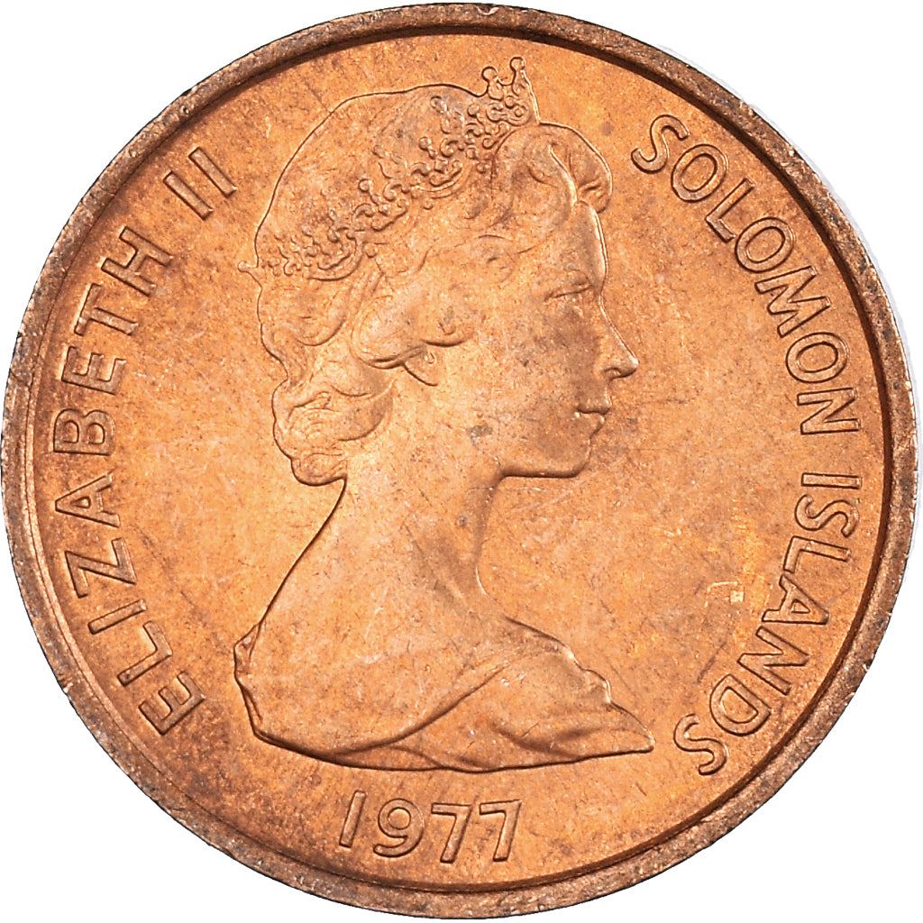 Islas Salomón | Moneda de 1 Centavo | Isabel II | Cuenco de Comida | Km:1 | 1977 - 1983