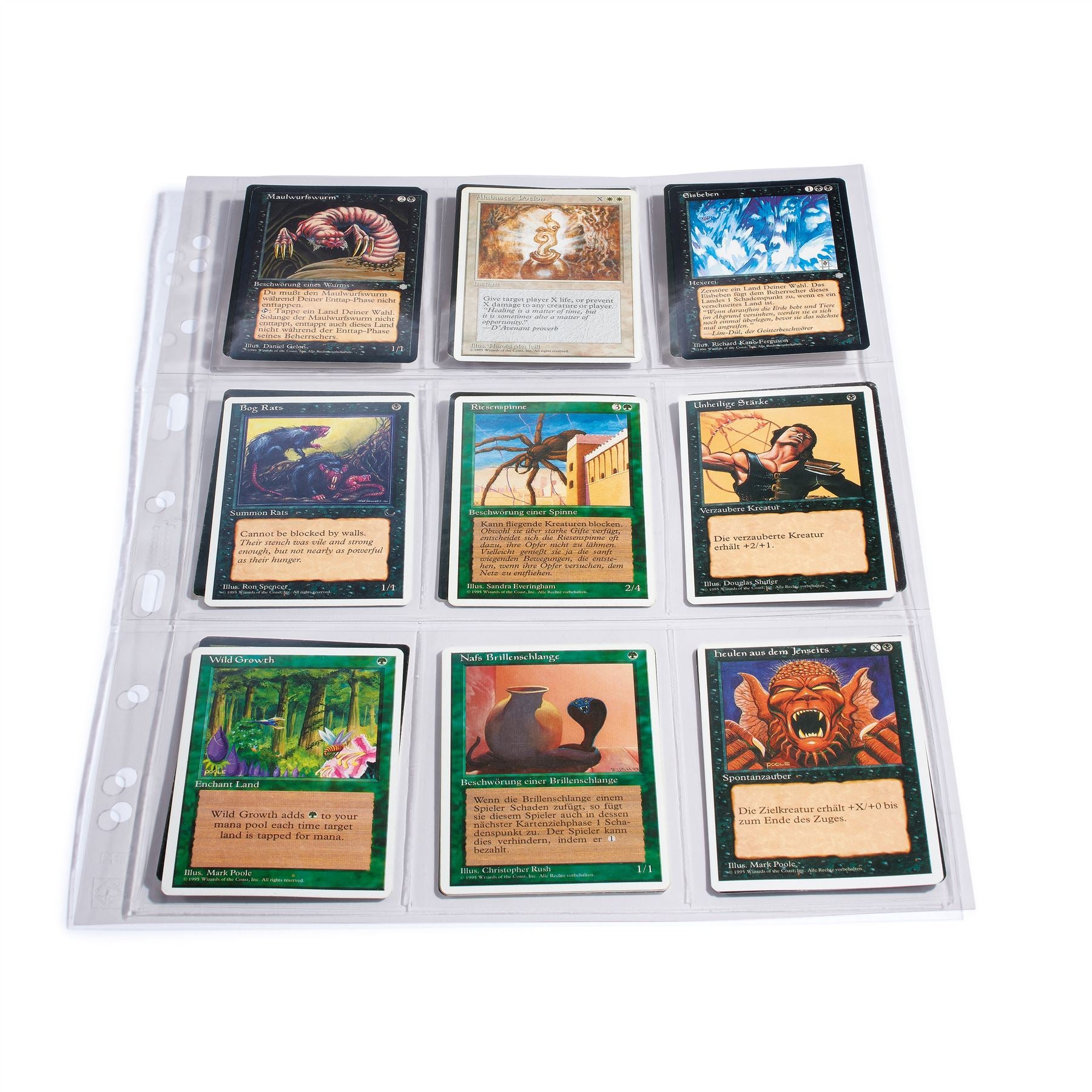 GRANDE Pocket Sheets for Ring Binders | Packs of 5 | Different Pocket Configurations | 2 Colors Available