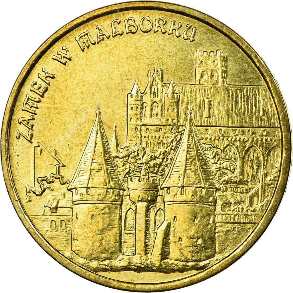 Poland | 2 Zlotys Coin | Malbork Castle | Y:443 | 2002