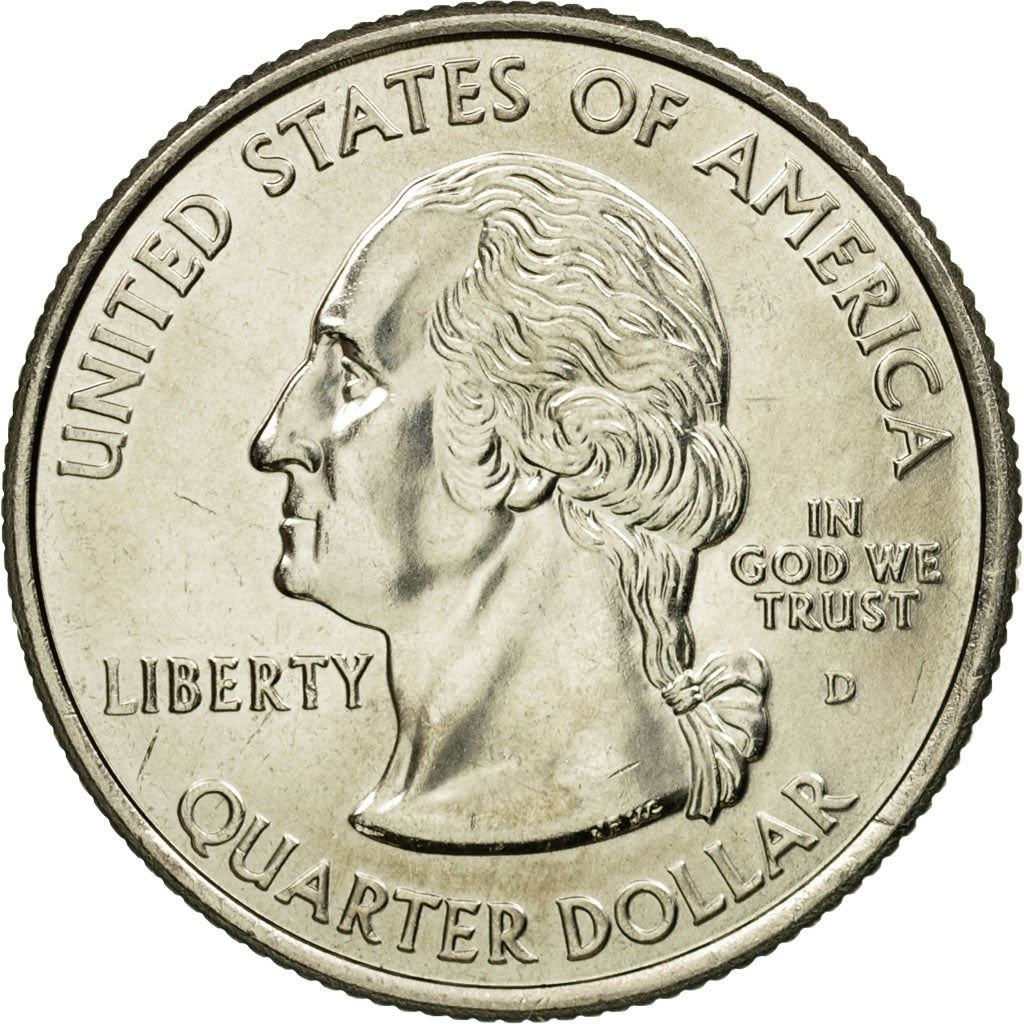 United States | 1/4 Dollar Coin | Alaska | Km:424 | 2008