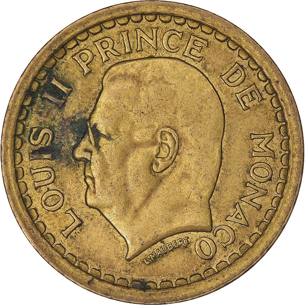 Monaco | 1 Franc Coin | Louis II | Km:120A | 1943