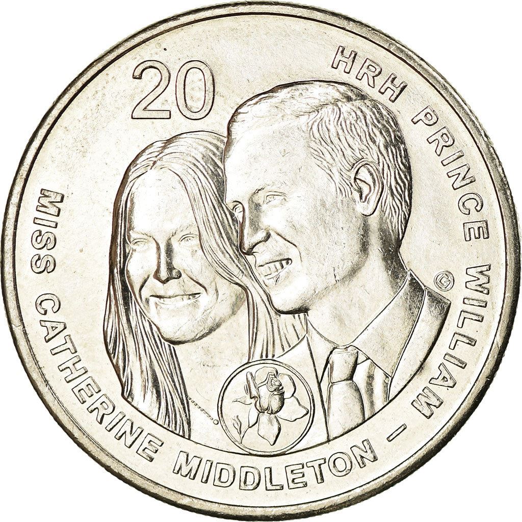 Australia | 20 Cents Coin | Royal Wedding | KM:1566 | 2011