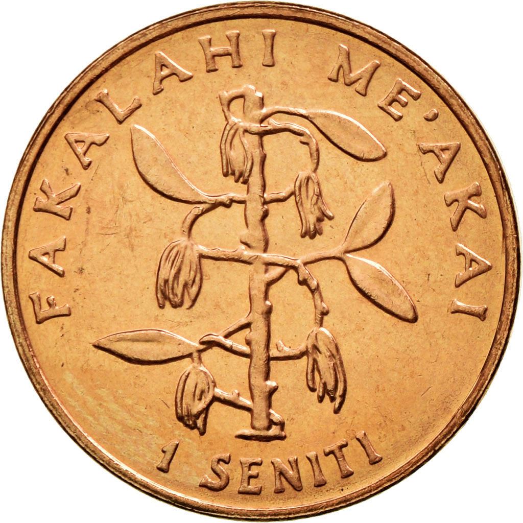 Tonga | 1 moneta Seniti | Mais | Vaniglia | FAO | Km:66A | 2002 - 2005
