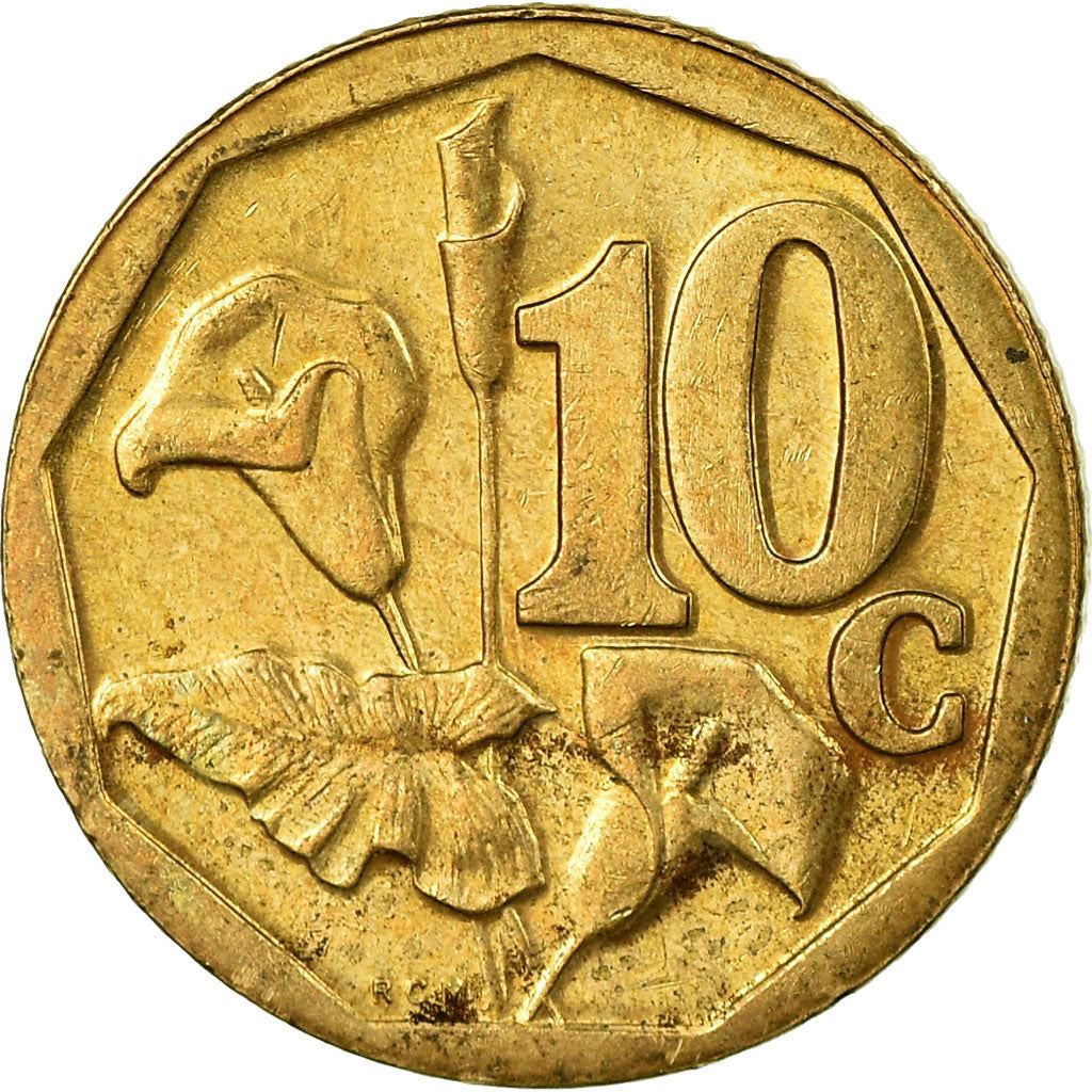 South Africa 10 Cents Sepedi/Sesotho Legend - Afrika Borwa Coin KM292 2005