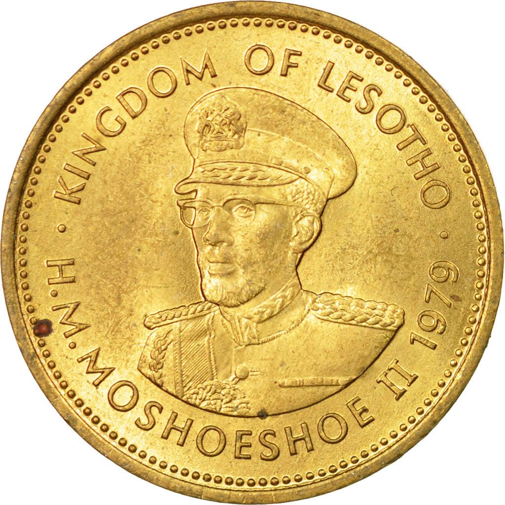 Lesotho | 2 Lisente Coin | Bull | Km:17 | 1979 - 1989