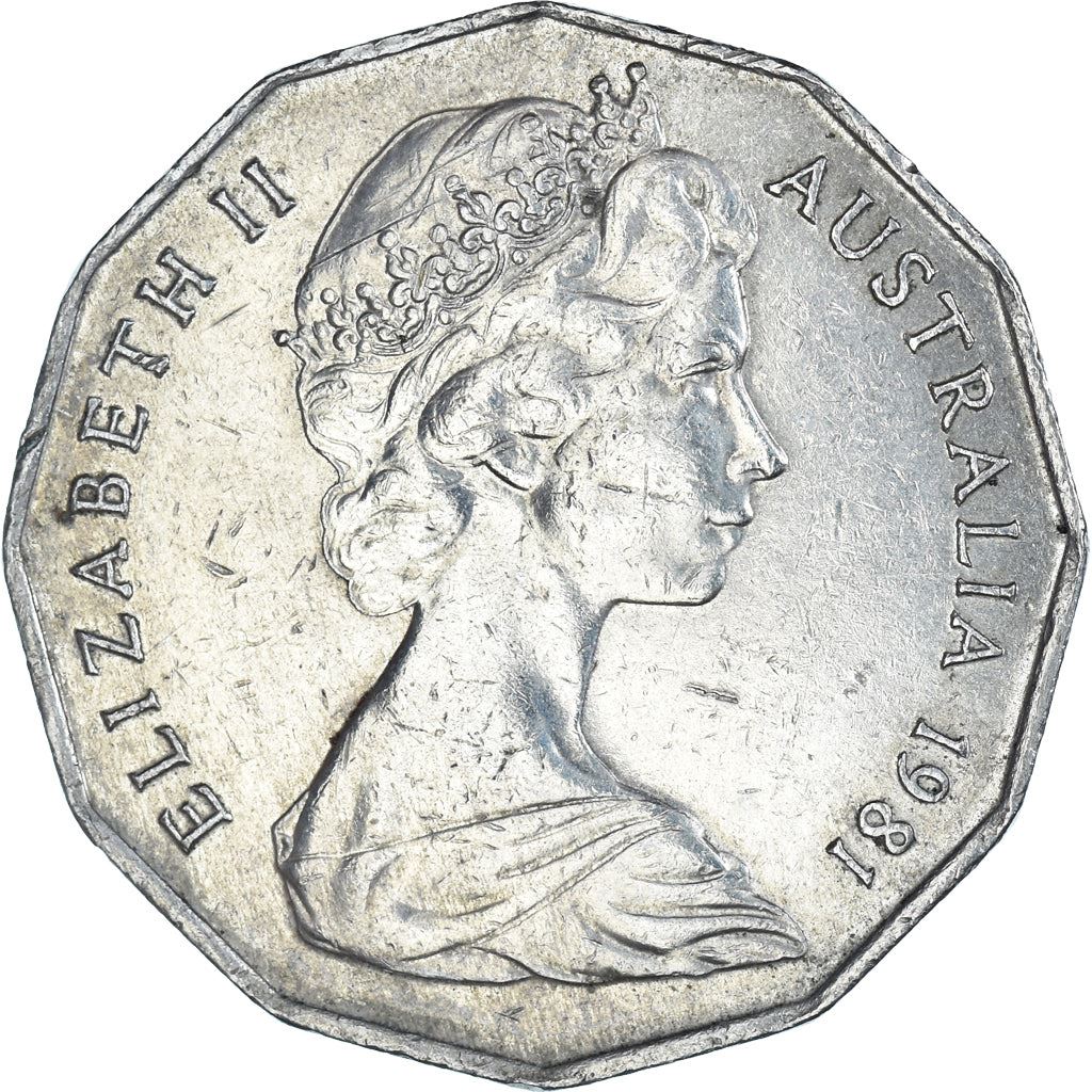 Australia | 50 Cents Coin | Royal Wedding | Km:72 | 1981