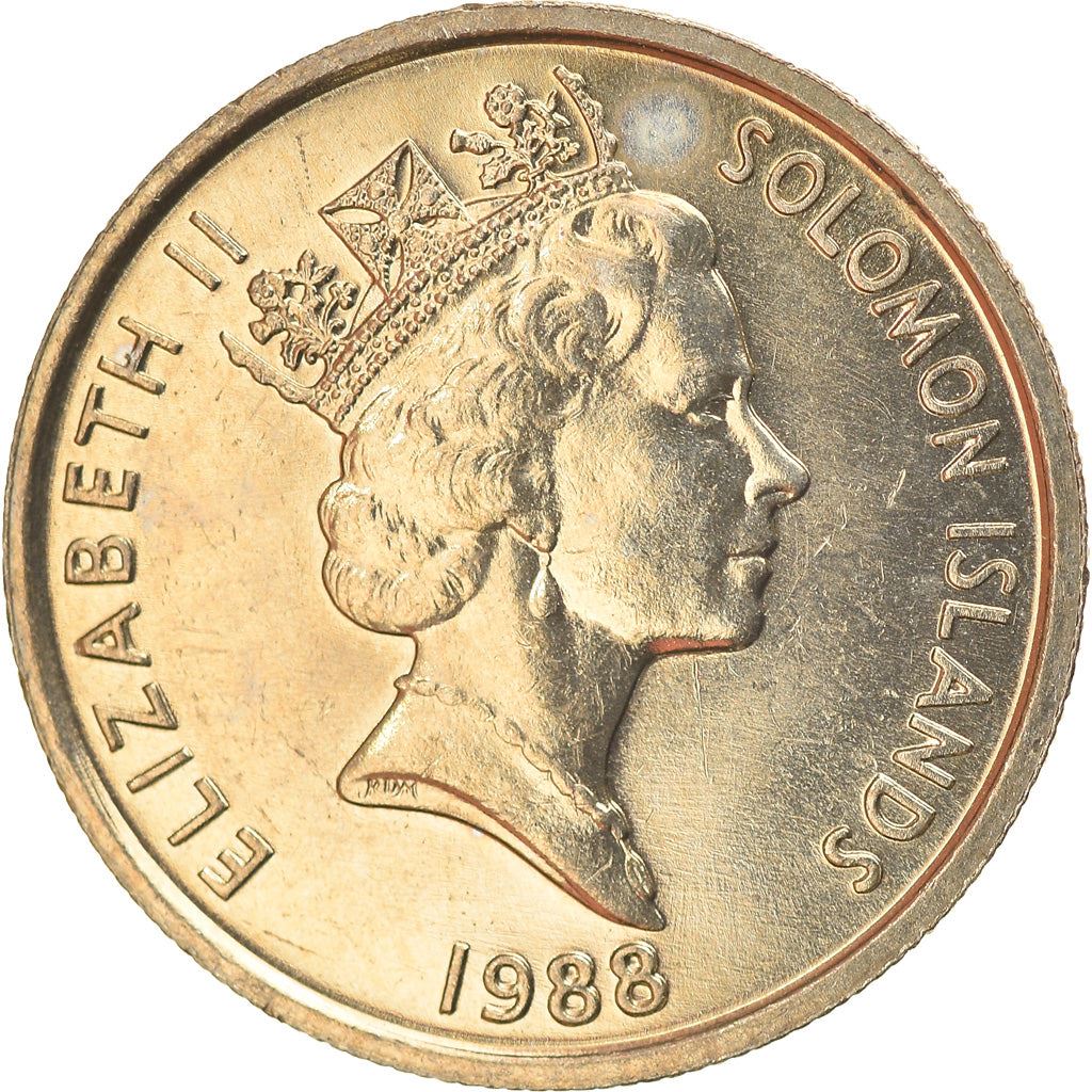 Salomonøyene | 5 Cent Mynt | Elizabeth II | Innfødt Maske | Km:26 | 1987 - 1989