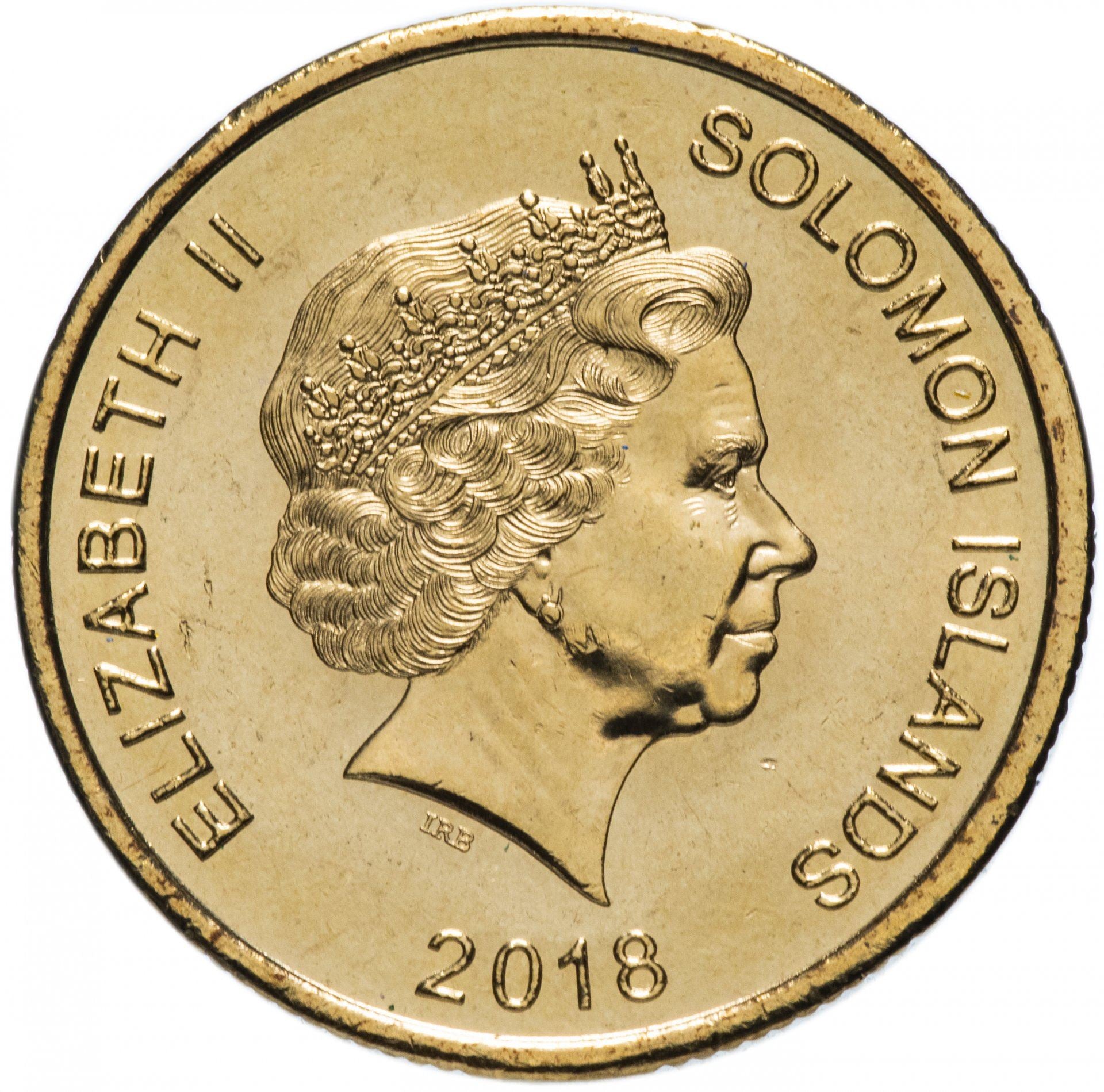 Îles Salomon | Pièce de 2 dollars | Indépendance | Bronze d’aluminium | KM : 797 | 2018