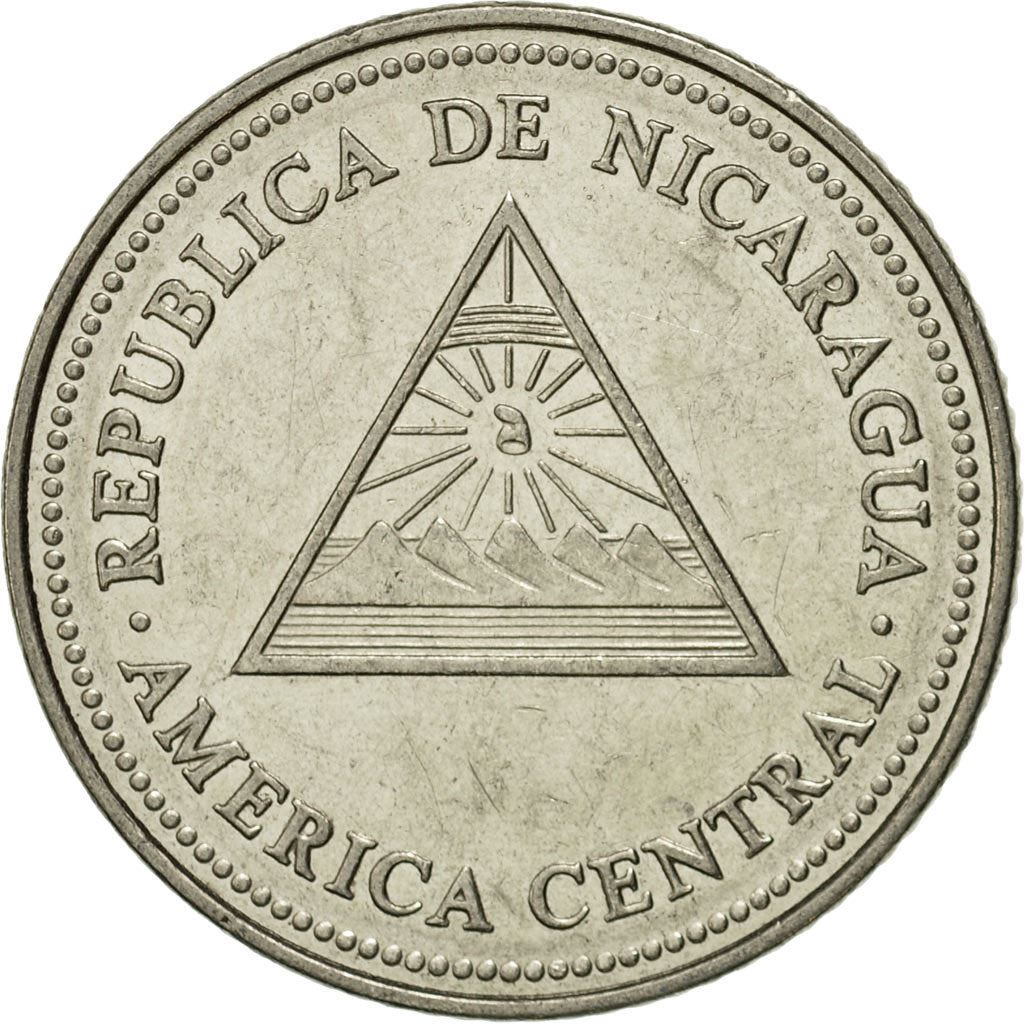 Moneda de 5 Córdobas de Nicaragua  | KM90 | 1997 - 2000