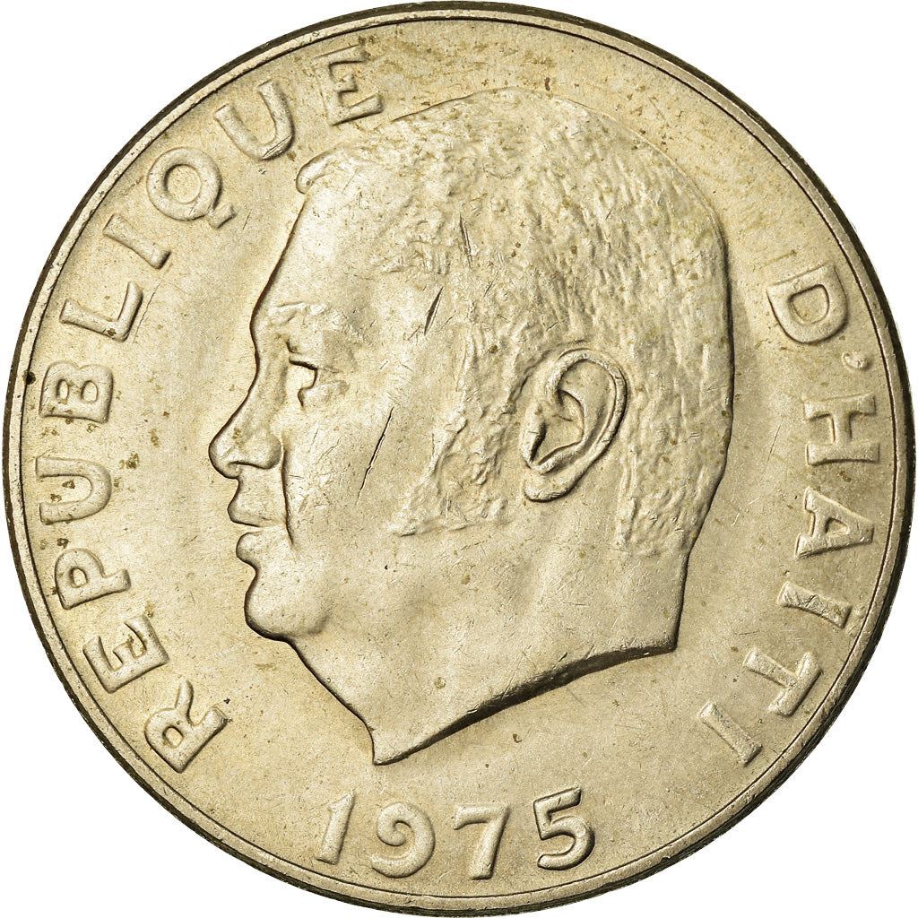 Haiti | 50 Centimes Coin | Jean-Claude Duvalier | Cannon | Km:101A | 1975 - 1985