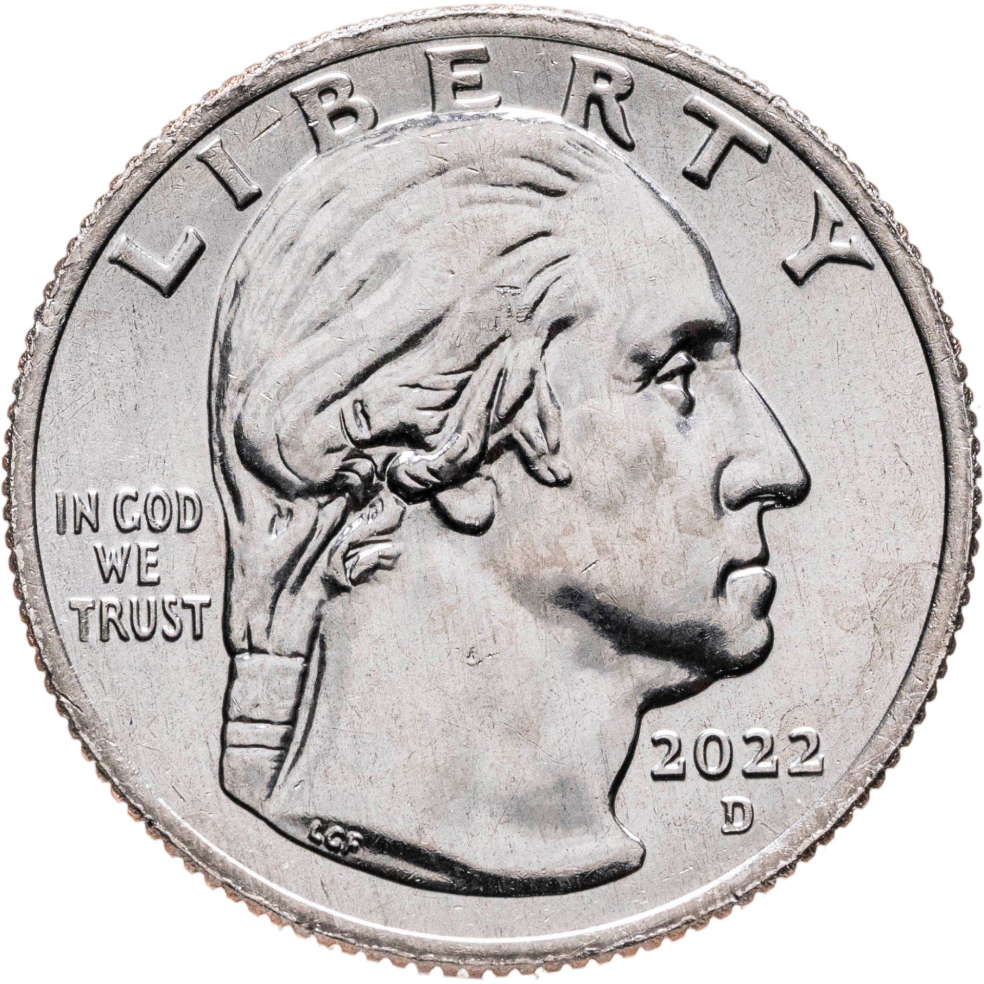 États-Unis | Pièce de 1/4 Dollar | Maya Angelou | KM : 766 | 2022