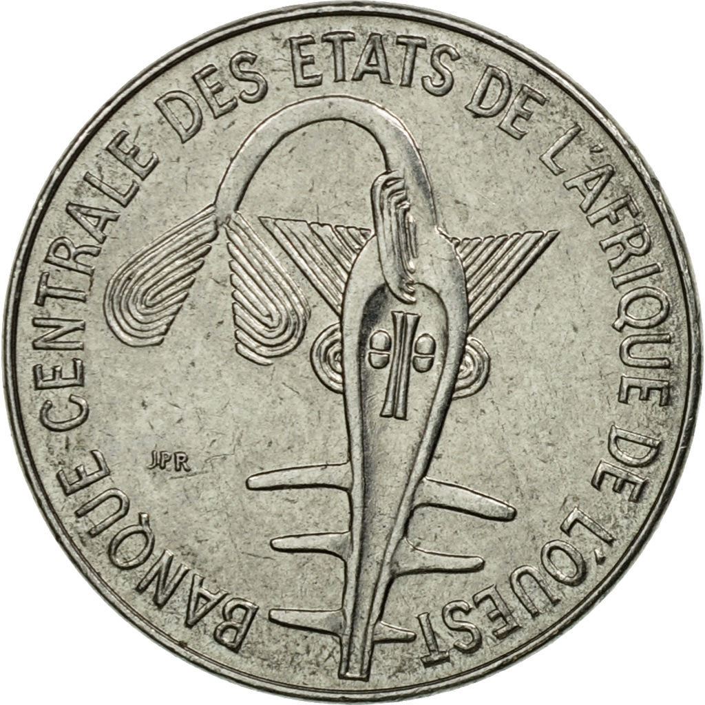 Western African States | 1 Franc Cfa Coin | Emblem of Central Bank | Km:8 | 1976 - 2011