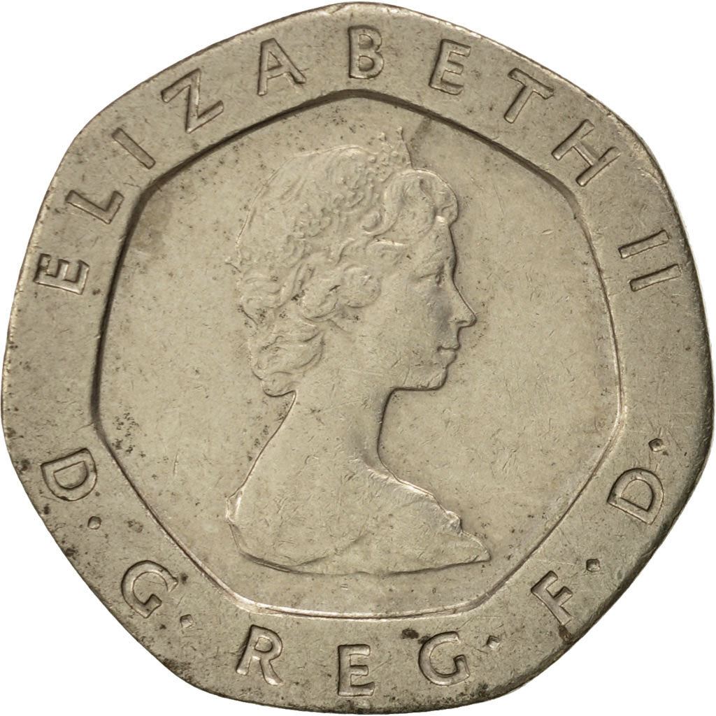 United Kingdom | 20 Pence Coin | Elizabeth II | Km:931 | 1982 - 1984