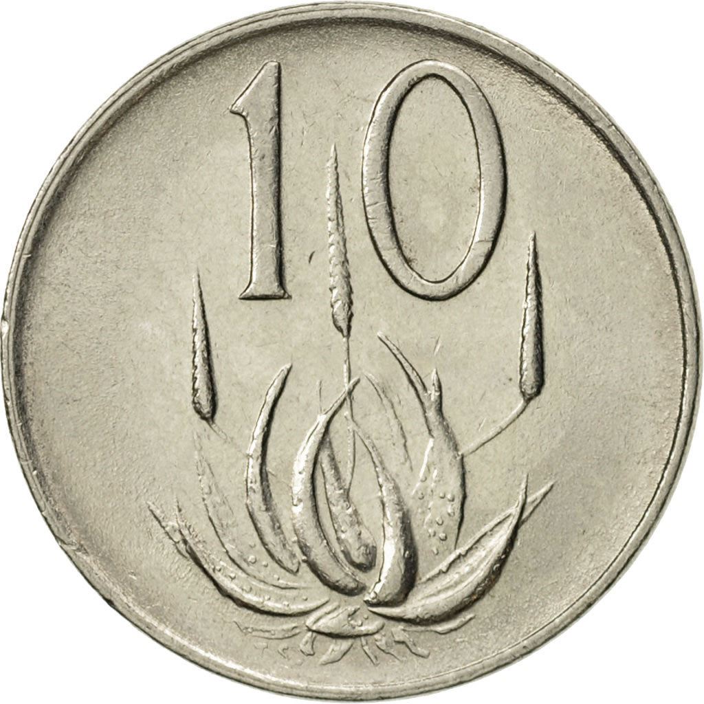 South Africa 10 Cents Coin | Jacobus J. Fouche | KM94 | 1976
