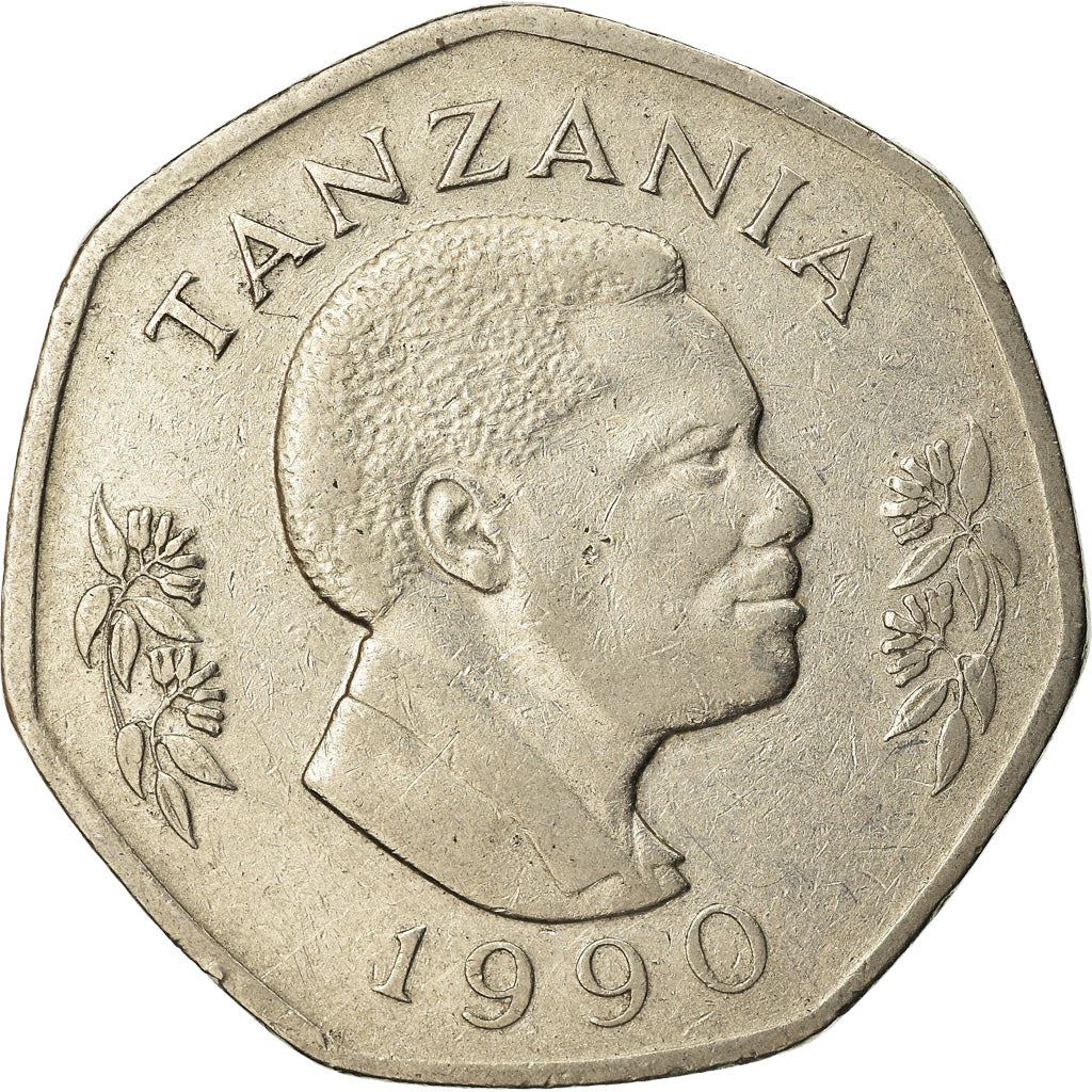 Tanzania | 20 Shilingi Coin | Ali Hassan Mwinyi | KM:27.1 | 1990 - 1991