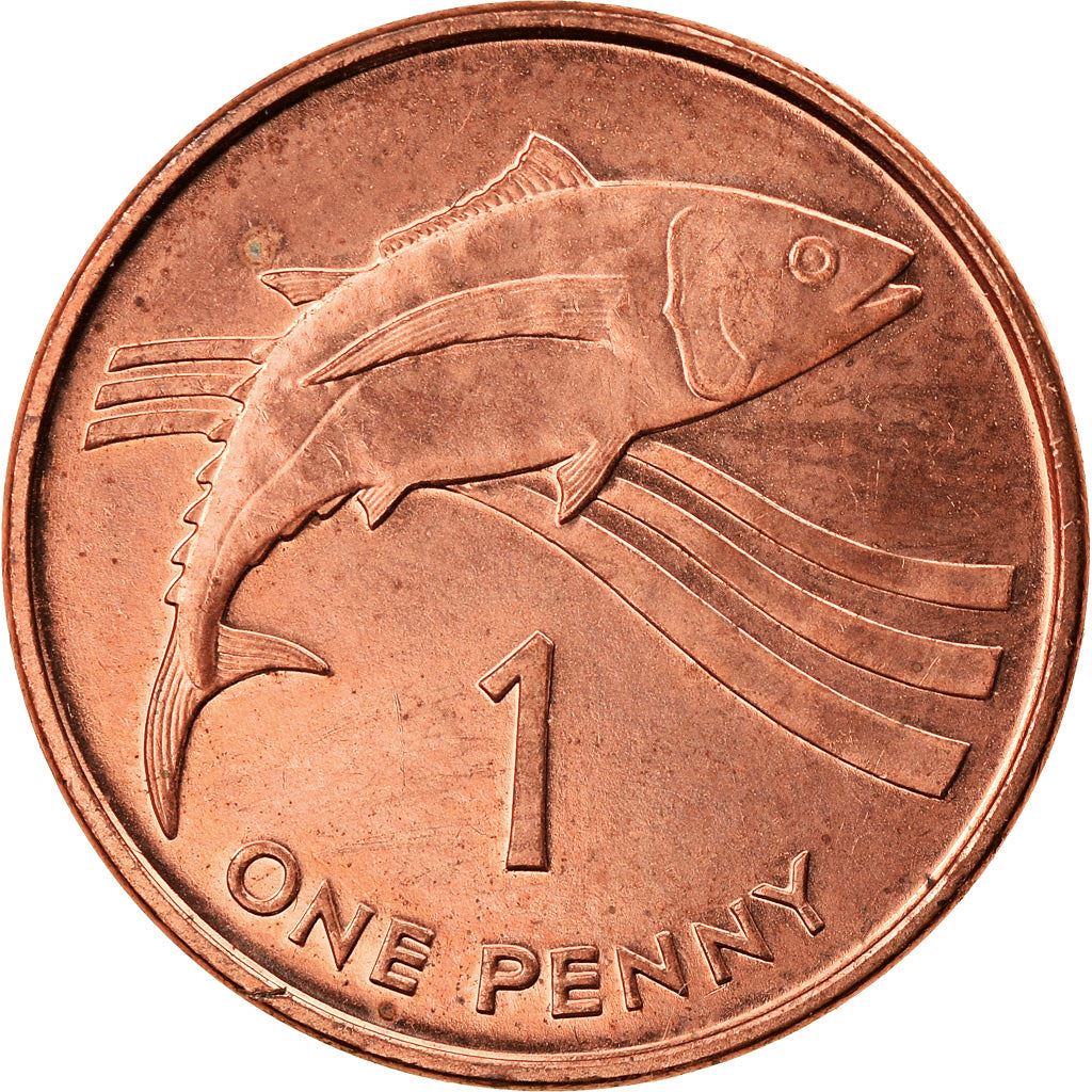 סנט הלנה ואסנשן | מטבע של 1 פני | אליזבת השנייה | טונה | Km:13A | 1997 - 2022