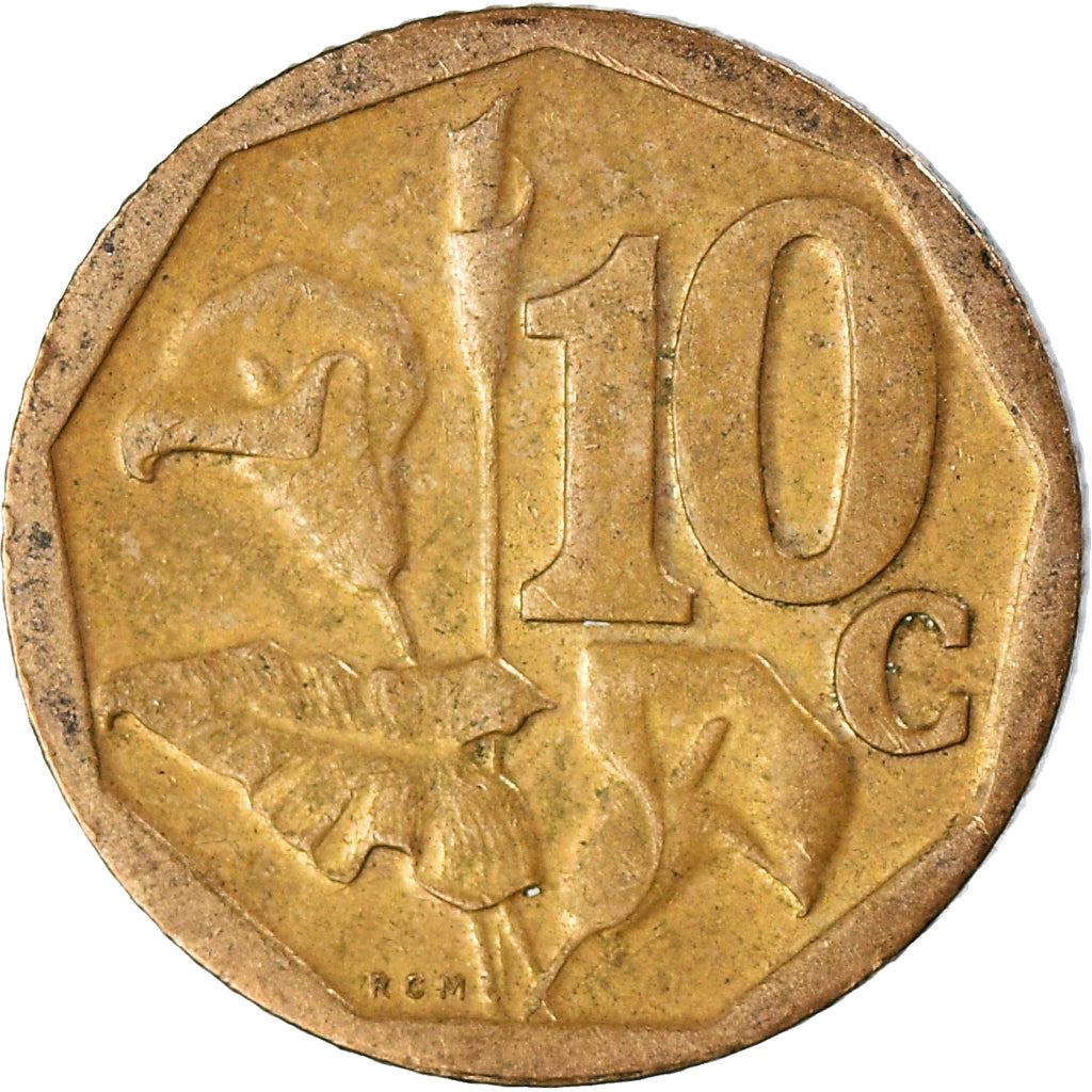 Sydafrika 10 Cent Engelsk Legend - Sydafrika Mynt KM347 2003