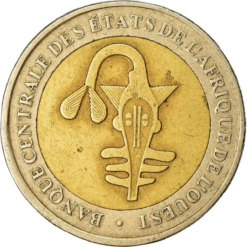 Western African States | 200 Francs Cfa Coin | Emblem of Central Africa | Crops | Km:14 | 2003 - 2018