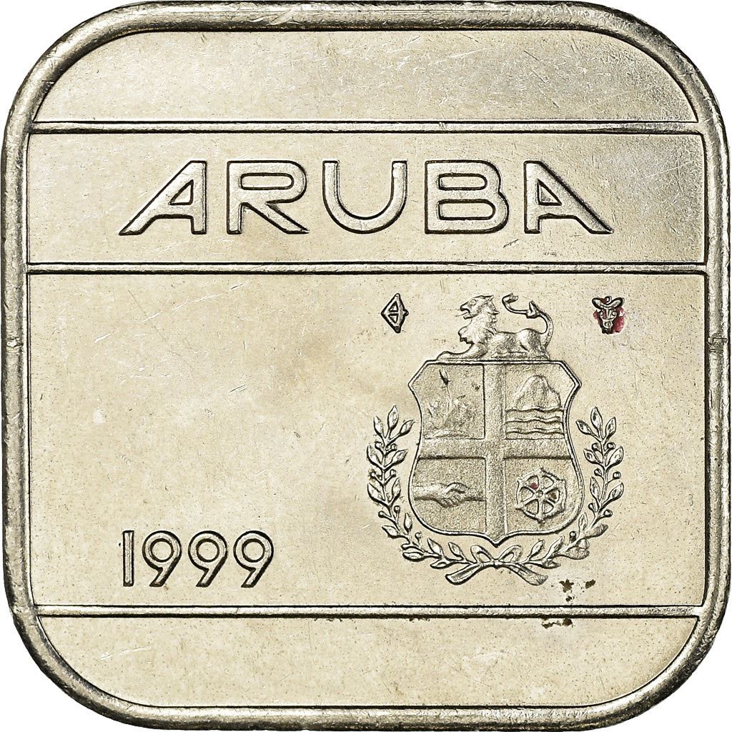Aruba 50 centų moneta | Karalienė Beatrix | Willem Alexander | KM4 | 1986 - 2019