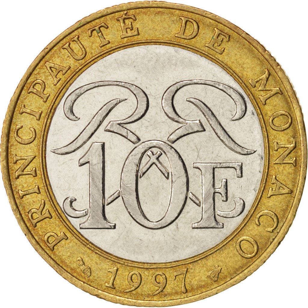 Monaco | Pièce de 10 Francs | Rainier III | Km : 163 | 1989 - 2000