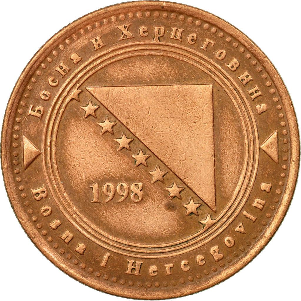 Bosnia and Herzegovina | 20 Feninga Coin | Map of Bosnia | Km:116 | 1998 - 2025
